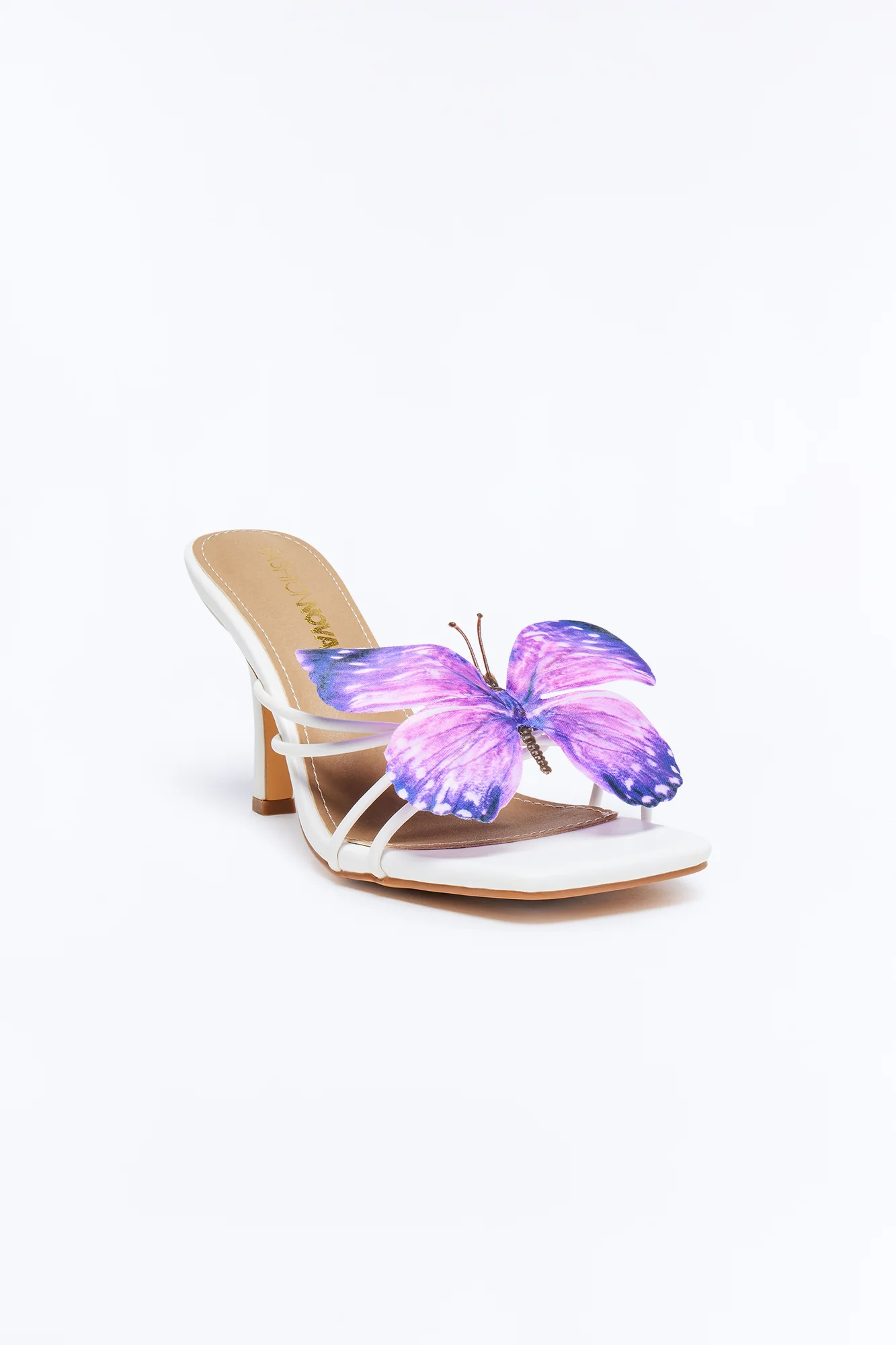 Mezmerize Butterfly Heels - White - Image 3