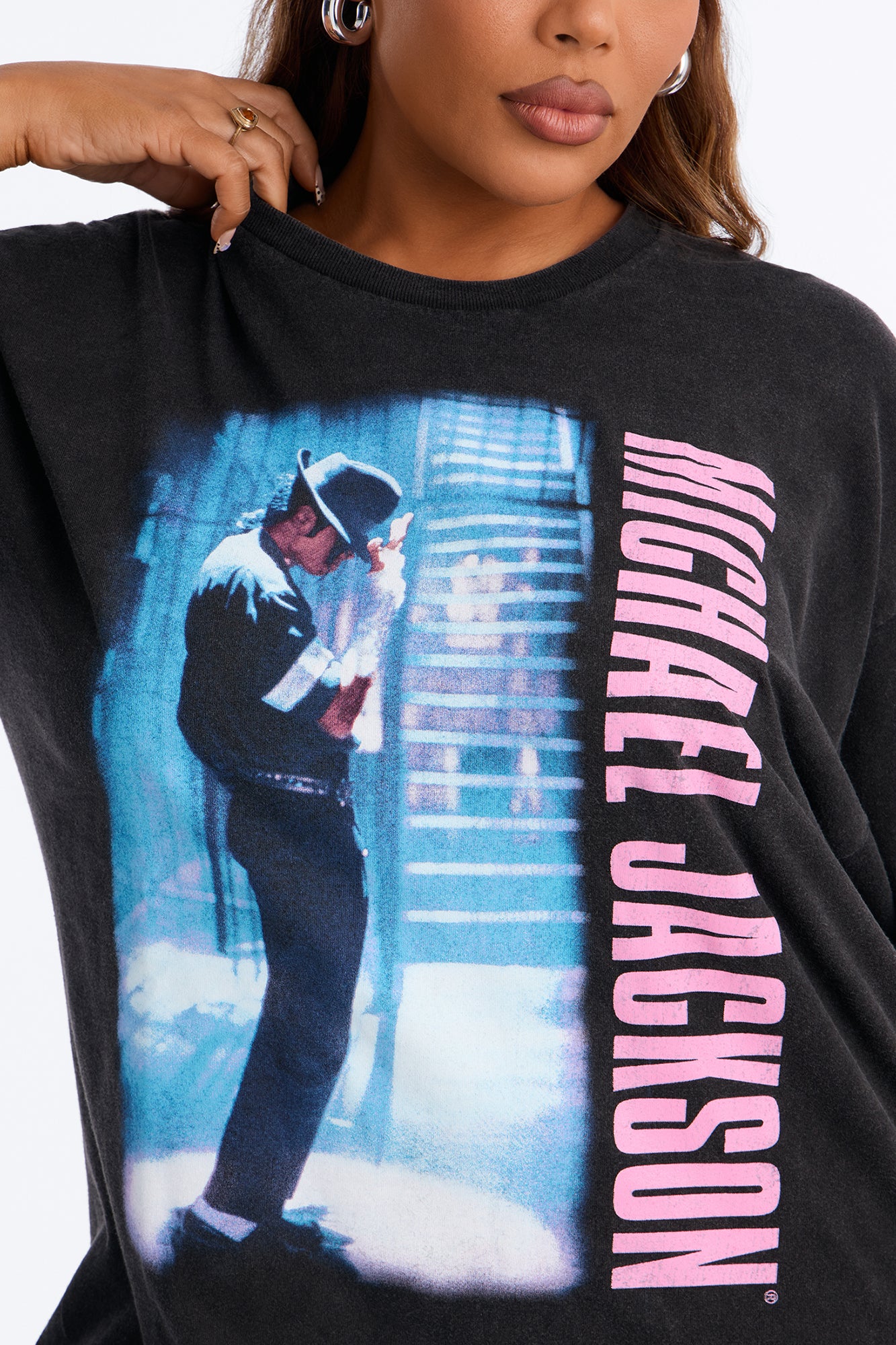 Michael Jackson Moonlight Tee - Black - Image 7