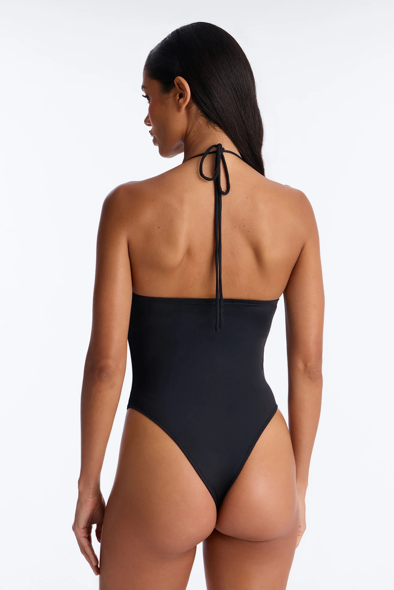 Midnight Goddess Bodysuit Skirt Set - Black - Image 6