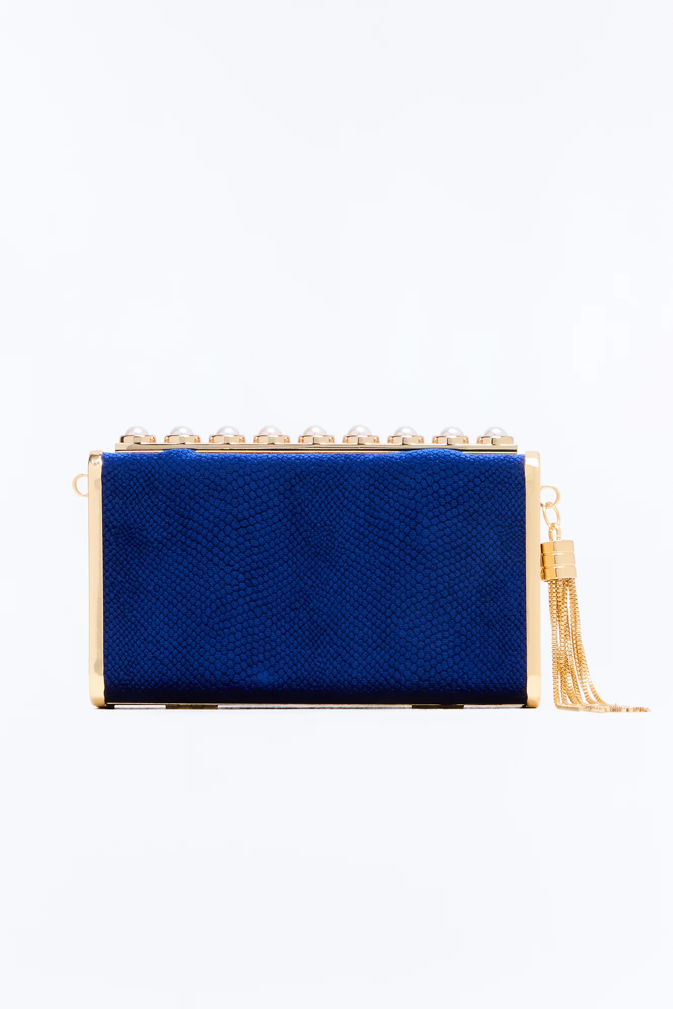 Midnight Siren Velvet Clutch - Blue - Image 3