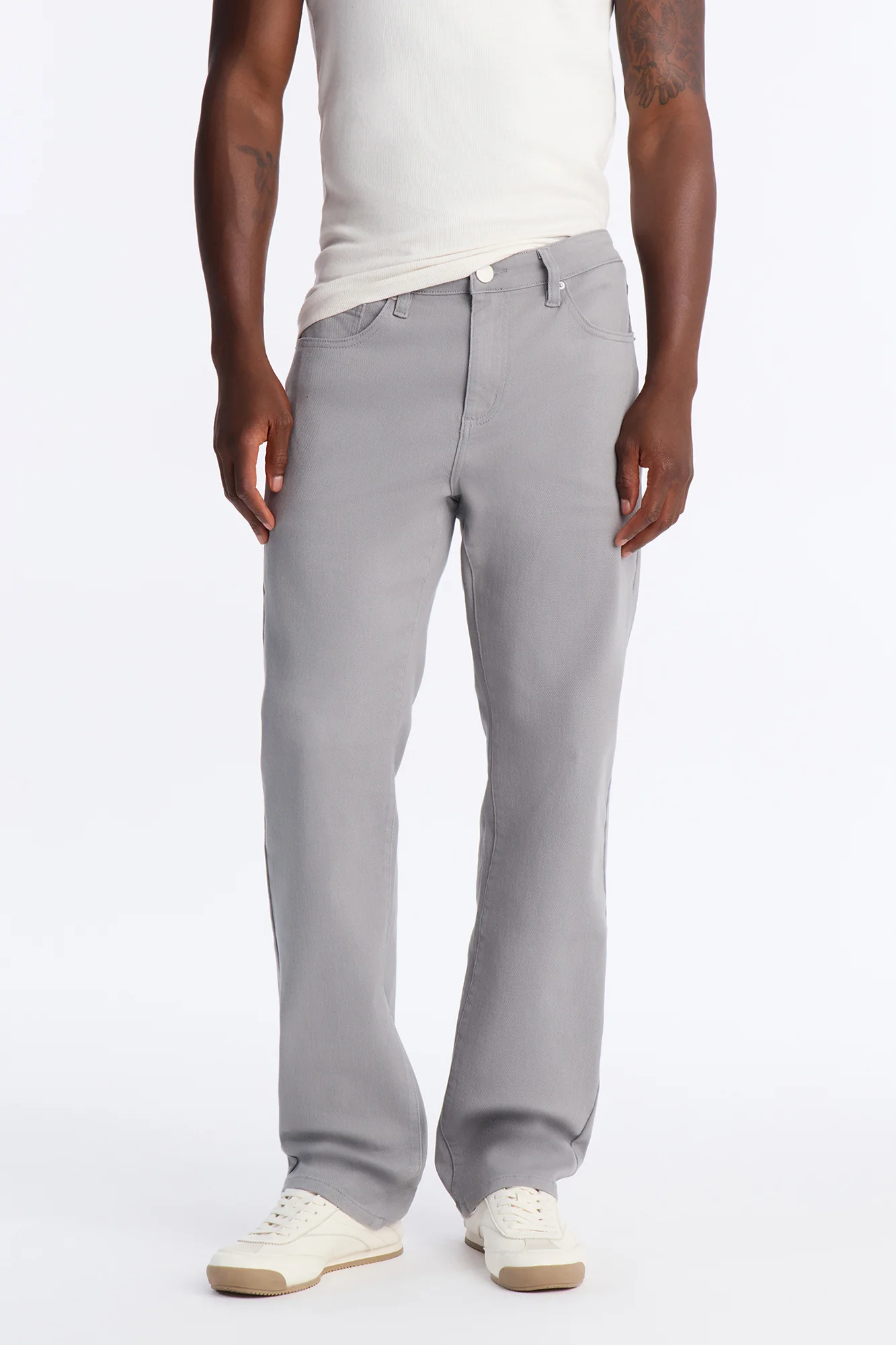 Mike Straight Taper Jeans - Grey - Image 2