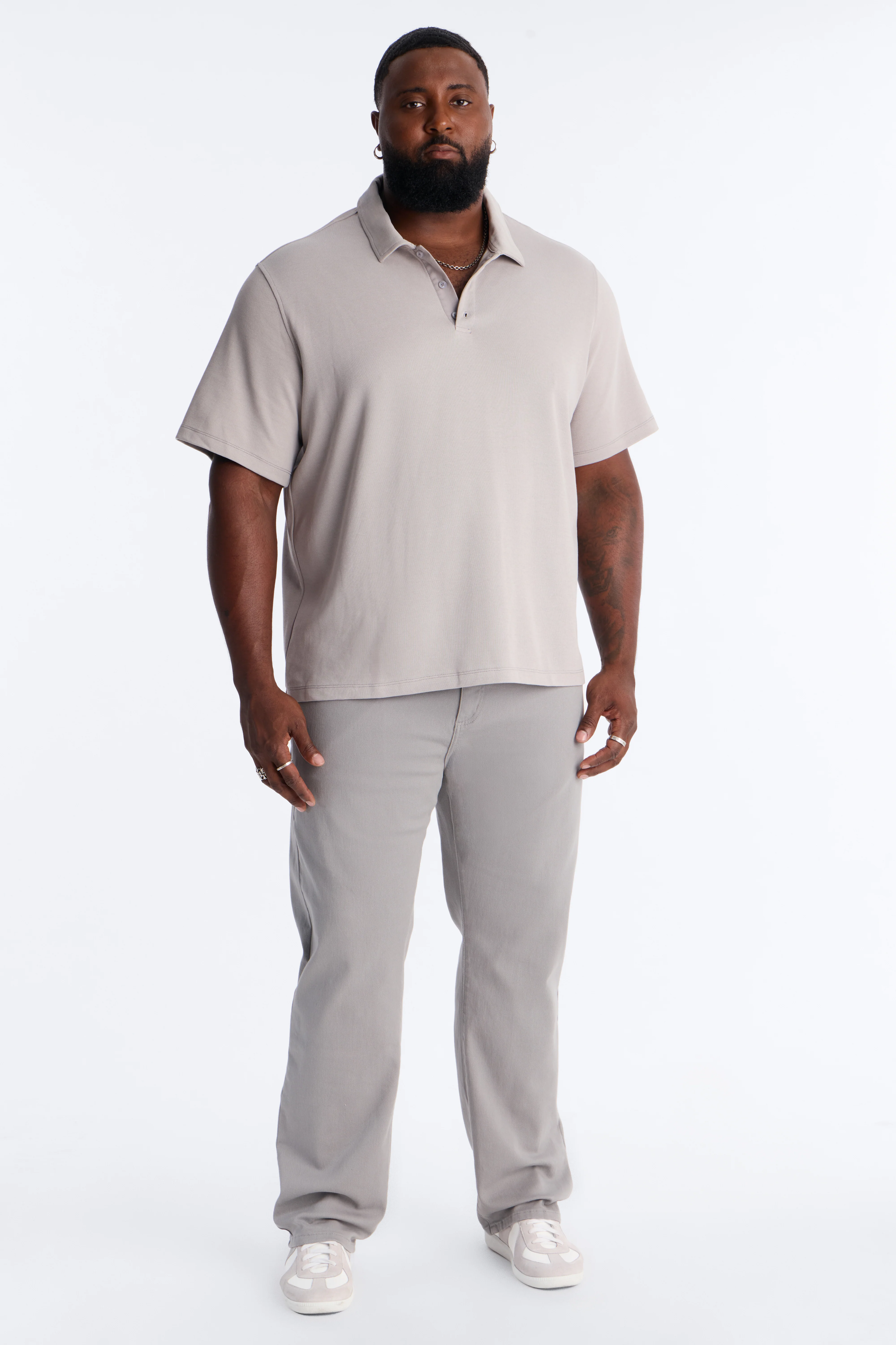 Mike Straight Taper Jeans - Grey - Image 5