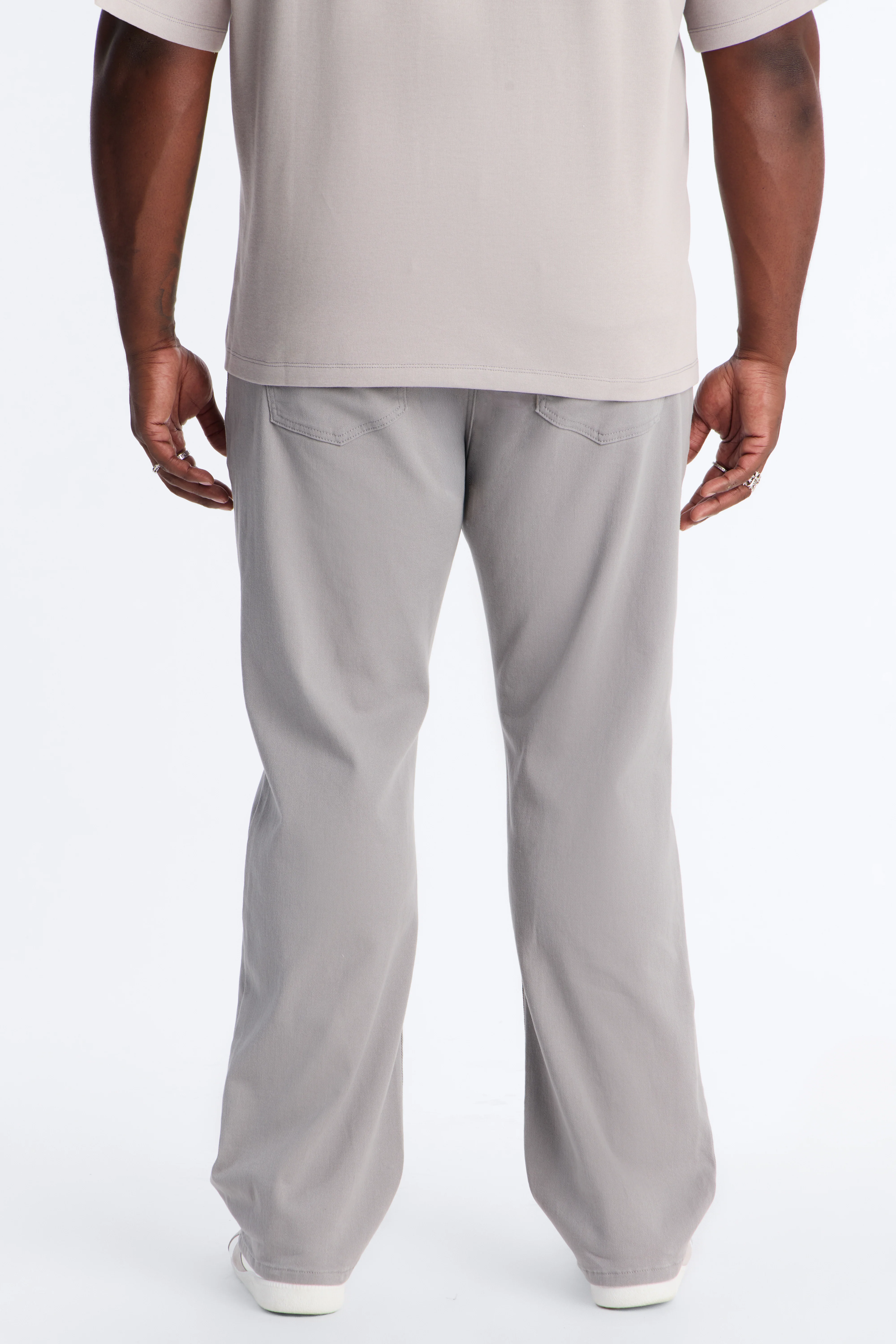 Mike Straight Taper Jeans - Grey - Image 7