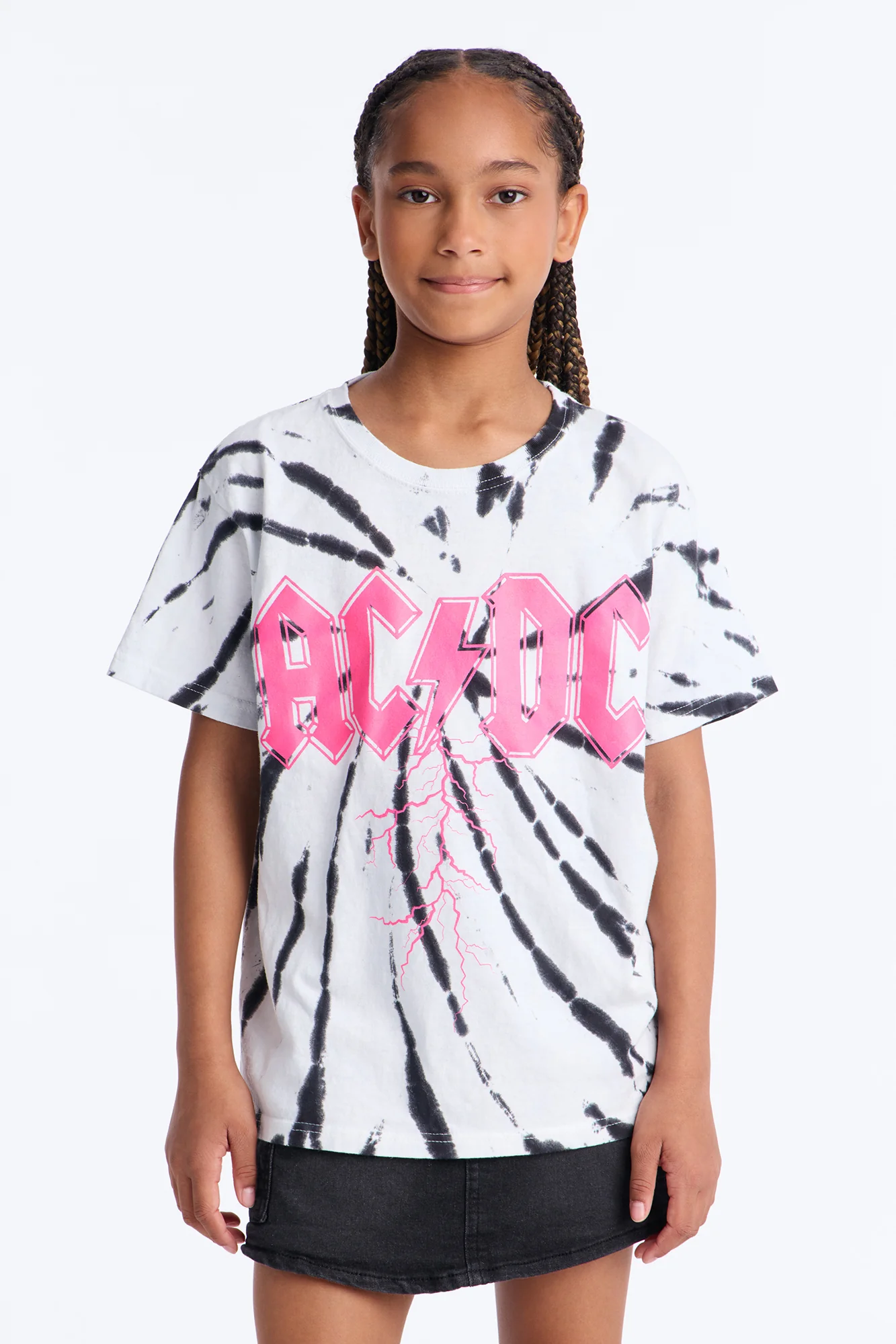 Mini ACDC Spiral Washed Tee - Multi Color
