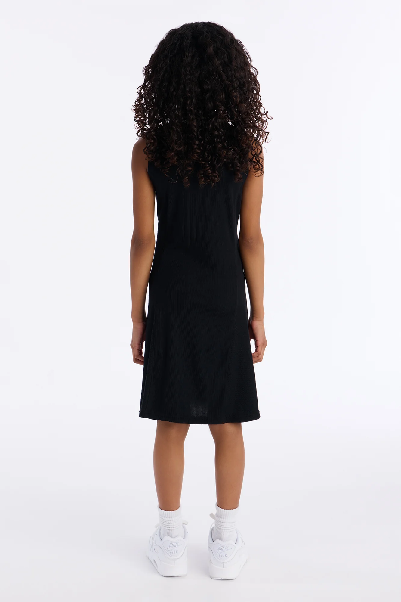Mini Achieving It All Sleeveless Shirt Dress - Black - Image 4