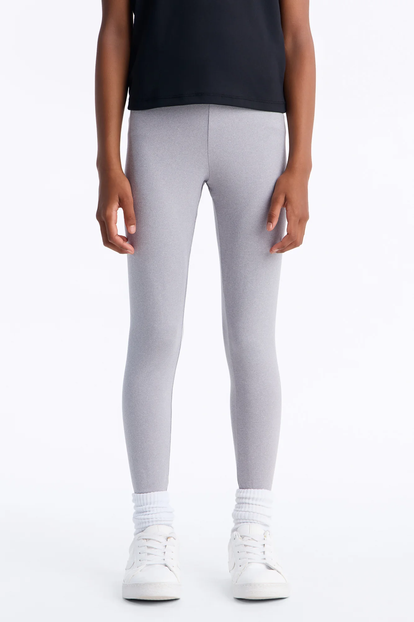 Mini Almost Every Day Leggings - Heather Grey - Image 2