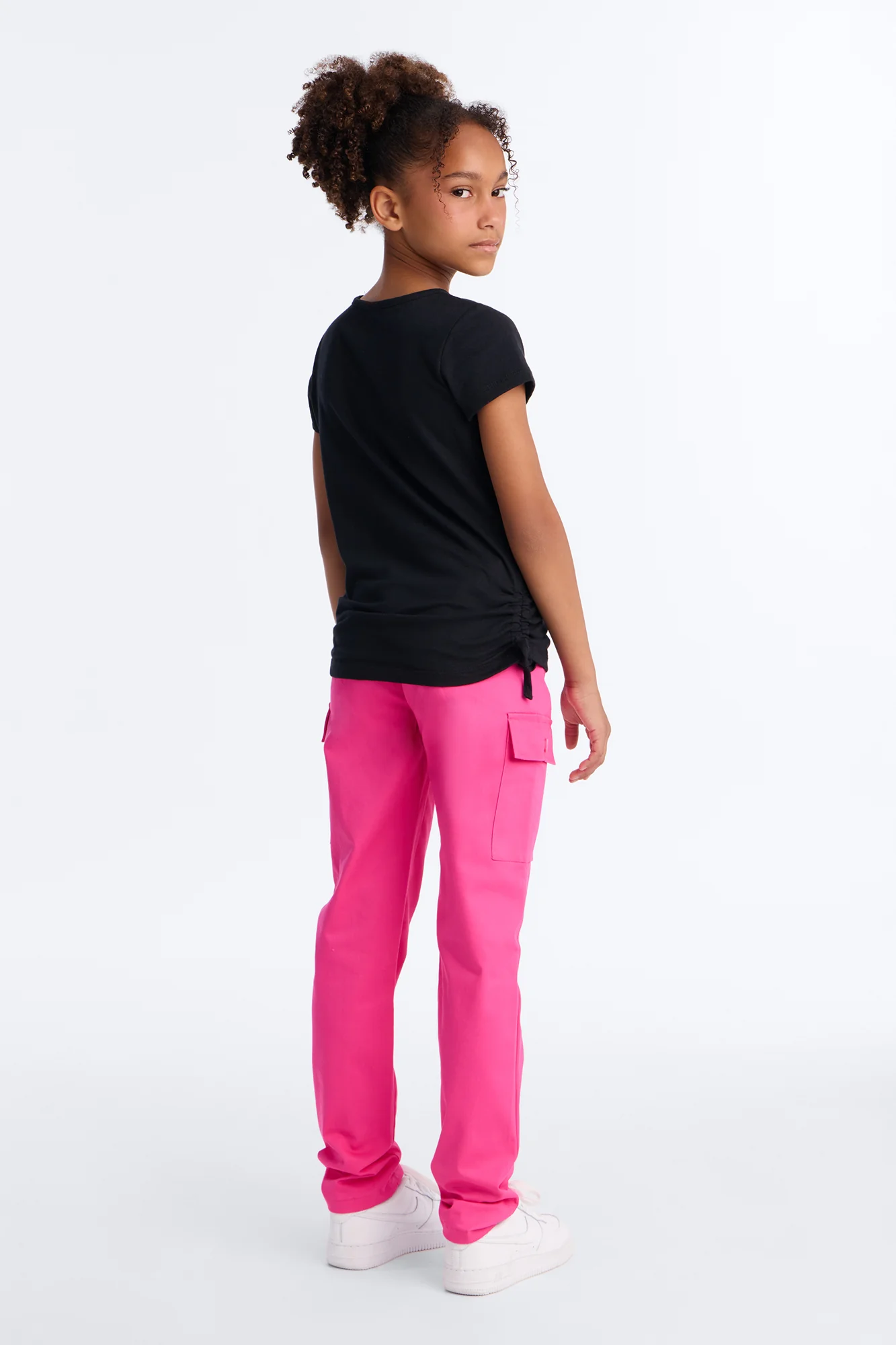 Mini Beyond Blessed Pant Set - Black/Pink - Image 3