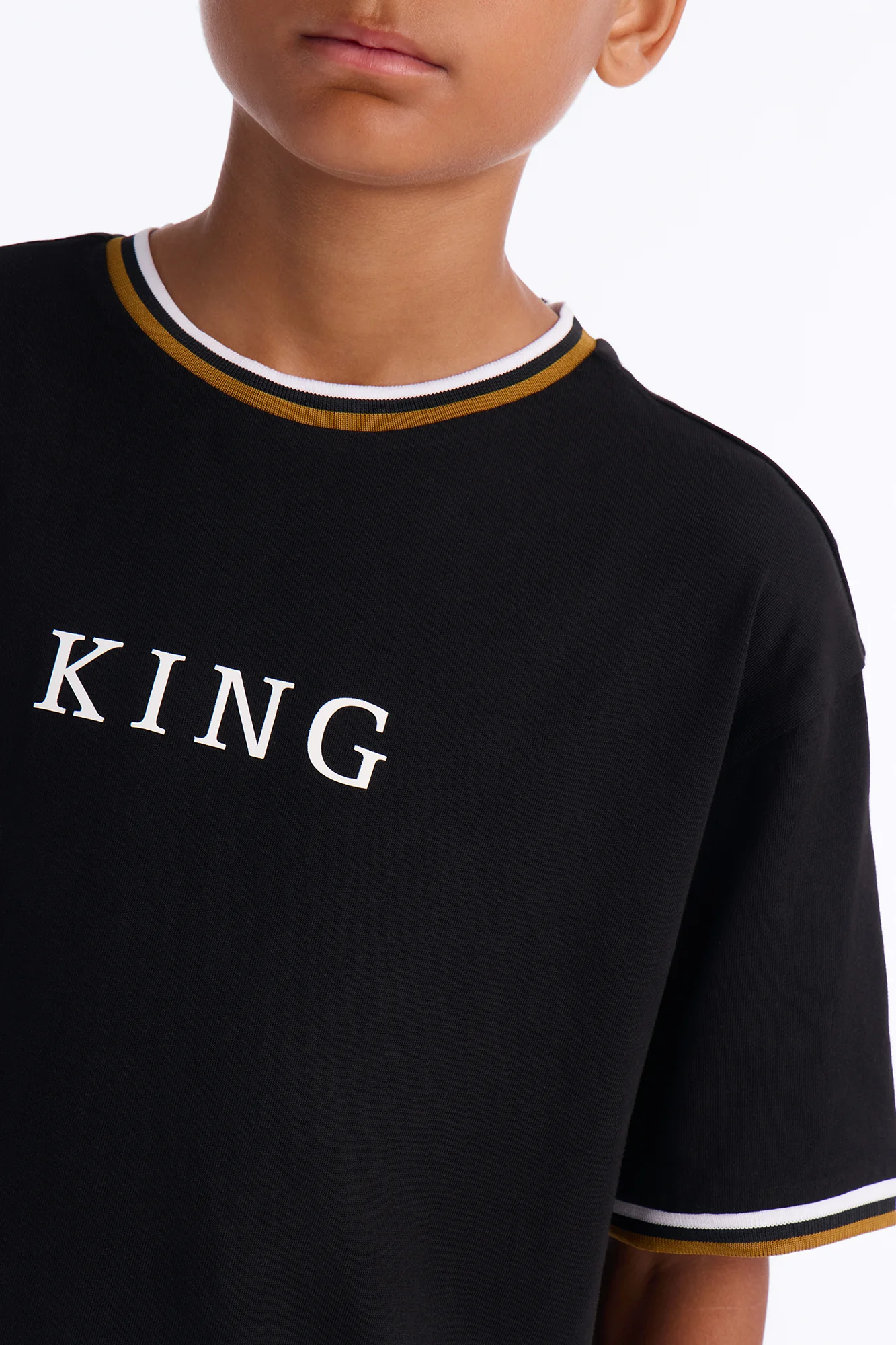 Mini Bling King Short Sleeve Tee - Black - Image 4