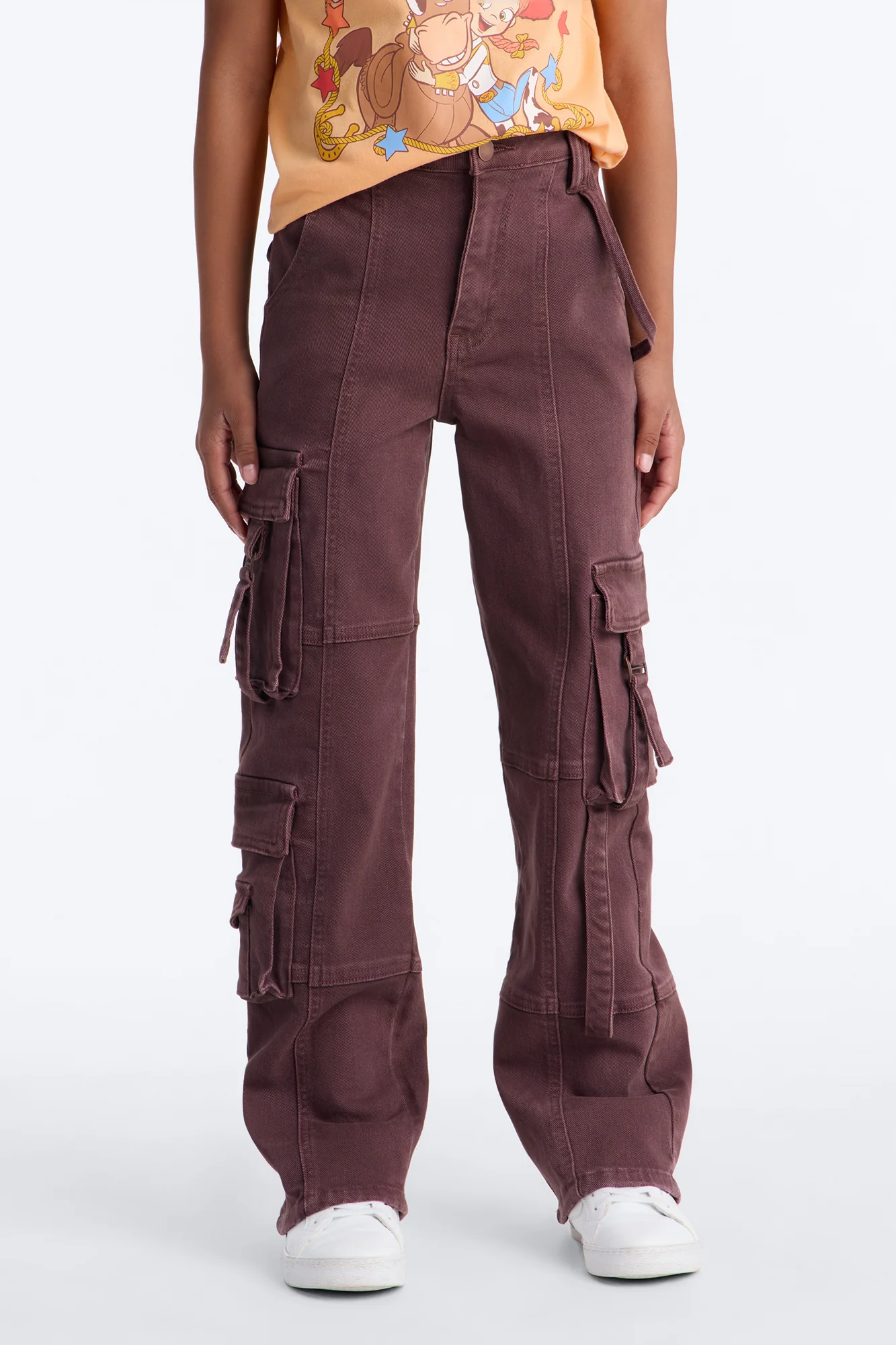 Mini Campbell Cargo Pant - Chocolate - Image 2