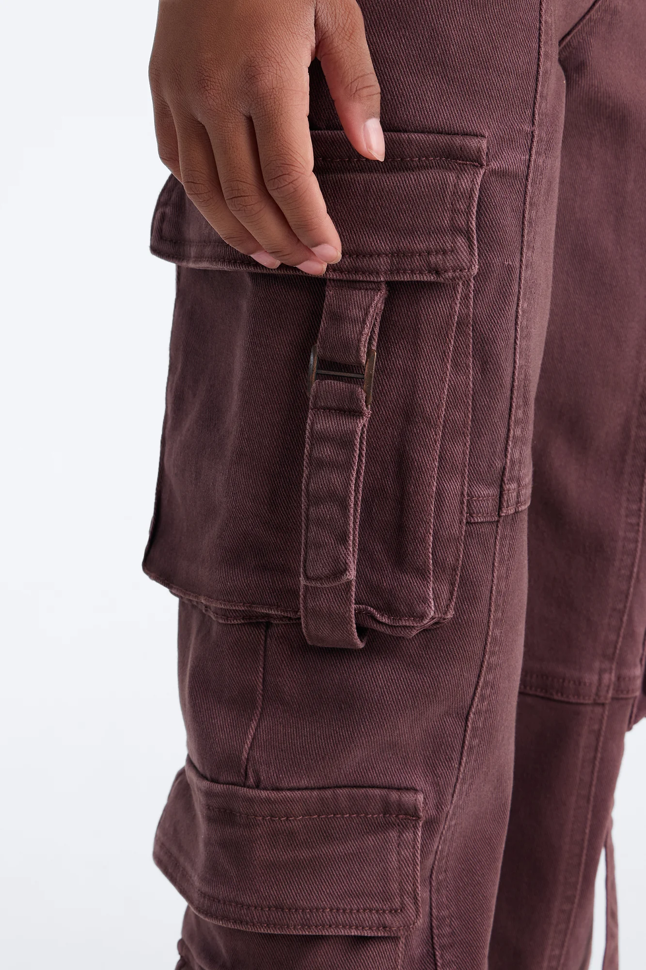 Mini Campbell Cargo Pant - Chocolate - Image 4