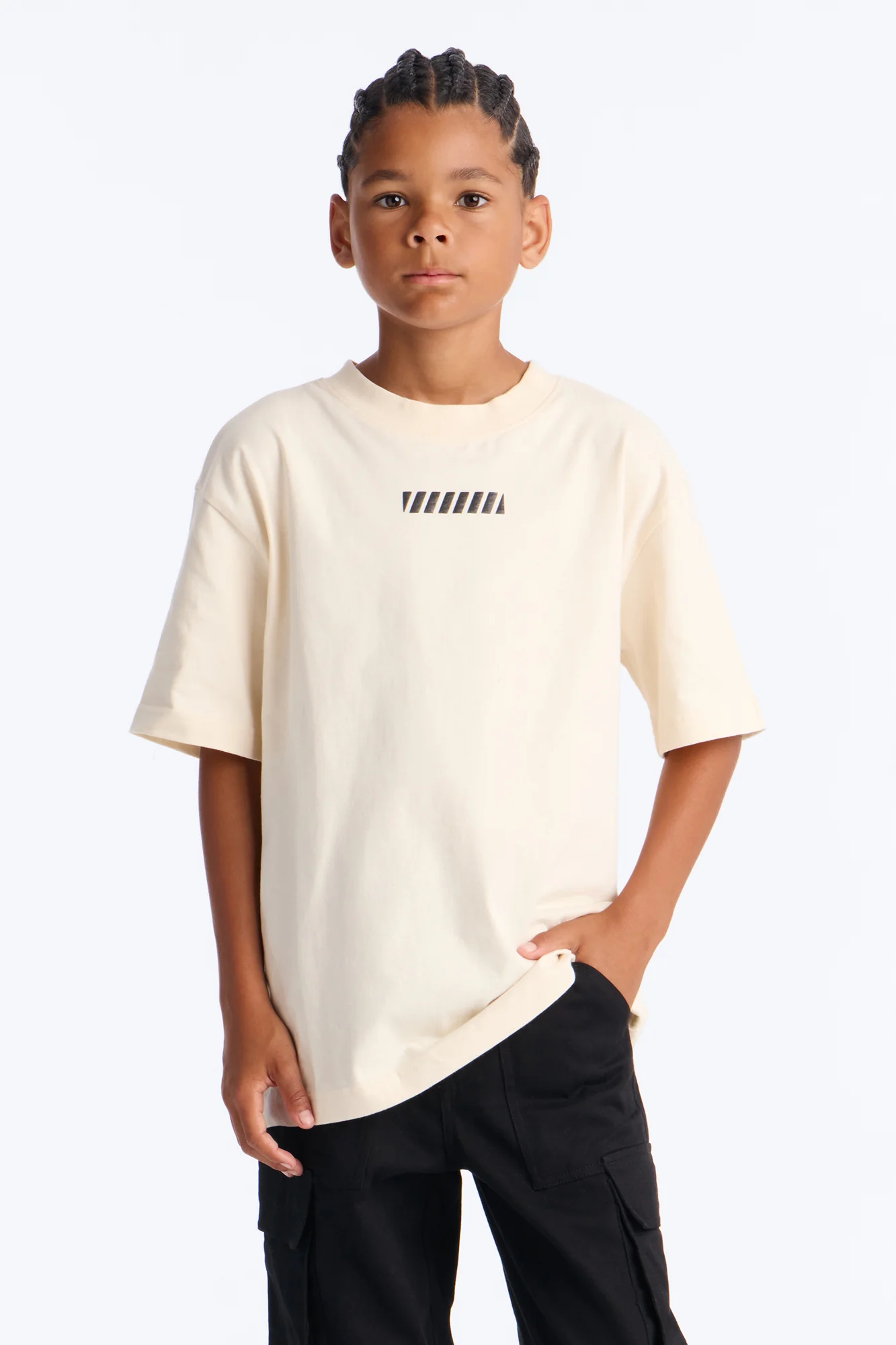 Mini Endgame Short Sleeve Front/Back Tee - Natural - Image 3