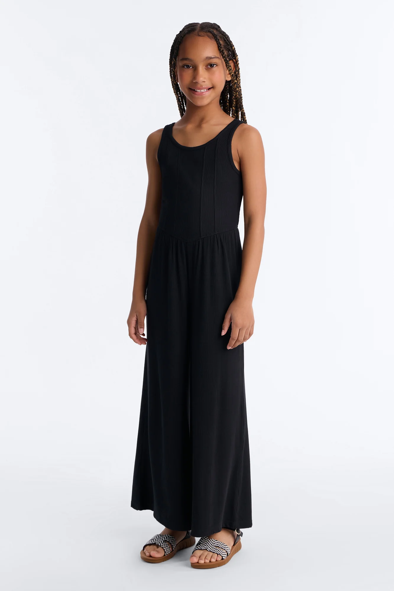 Mini Follow Your Dreams Wide Leg Jumpsuit - Black