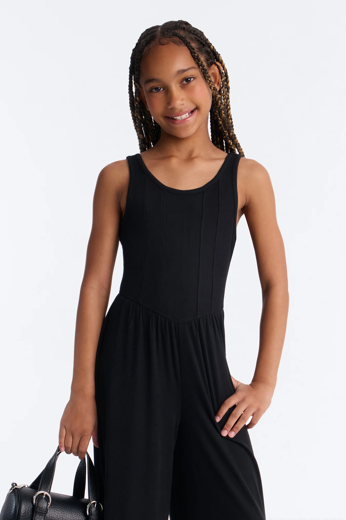 Mini Follow Your Dreams Wide Leg Jumpsuit - Black - Image 2
