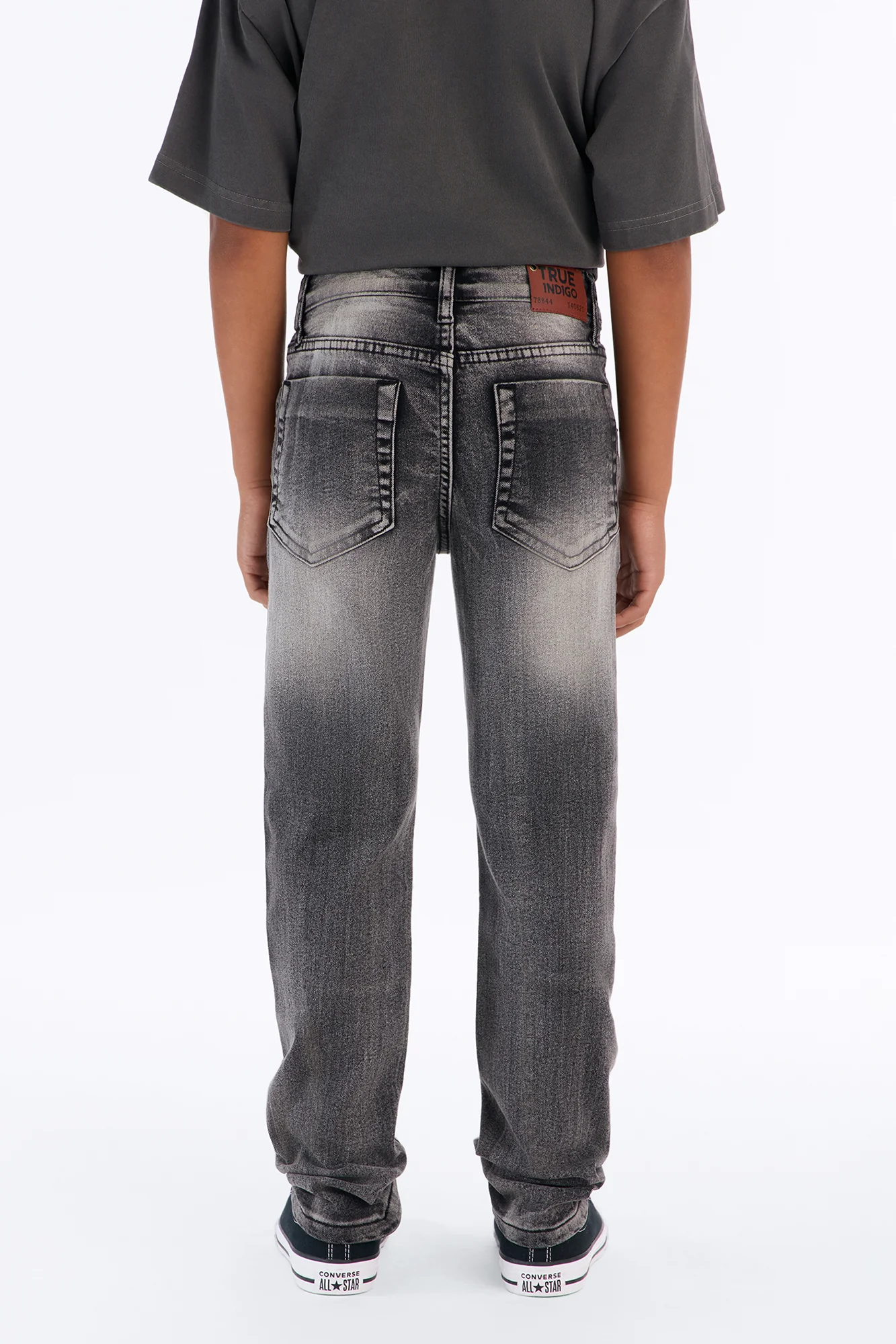 Mini He's Courageous Skinny Jeans - Black Wash - Image 4