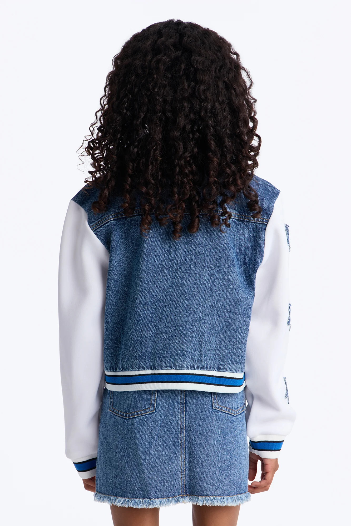 Mini Iconic Girls Only Denim Jacket - Medium Wash - Image 4