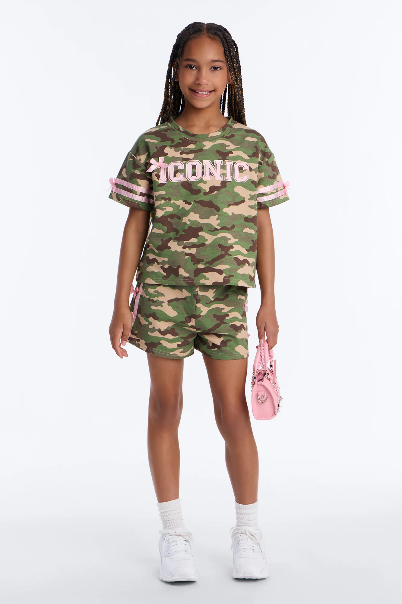 Mini I’m Iconic Short Set - Camouflage