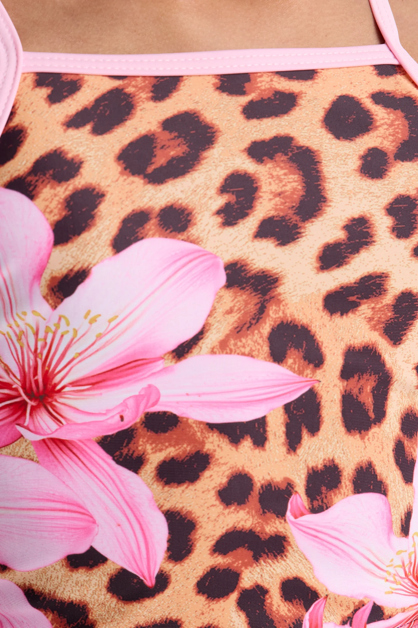 Mini In Bloom 2 Piece Tankini - Leopard - Image 2