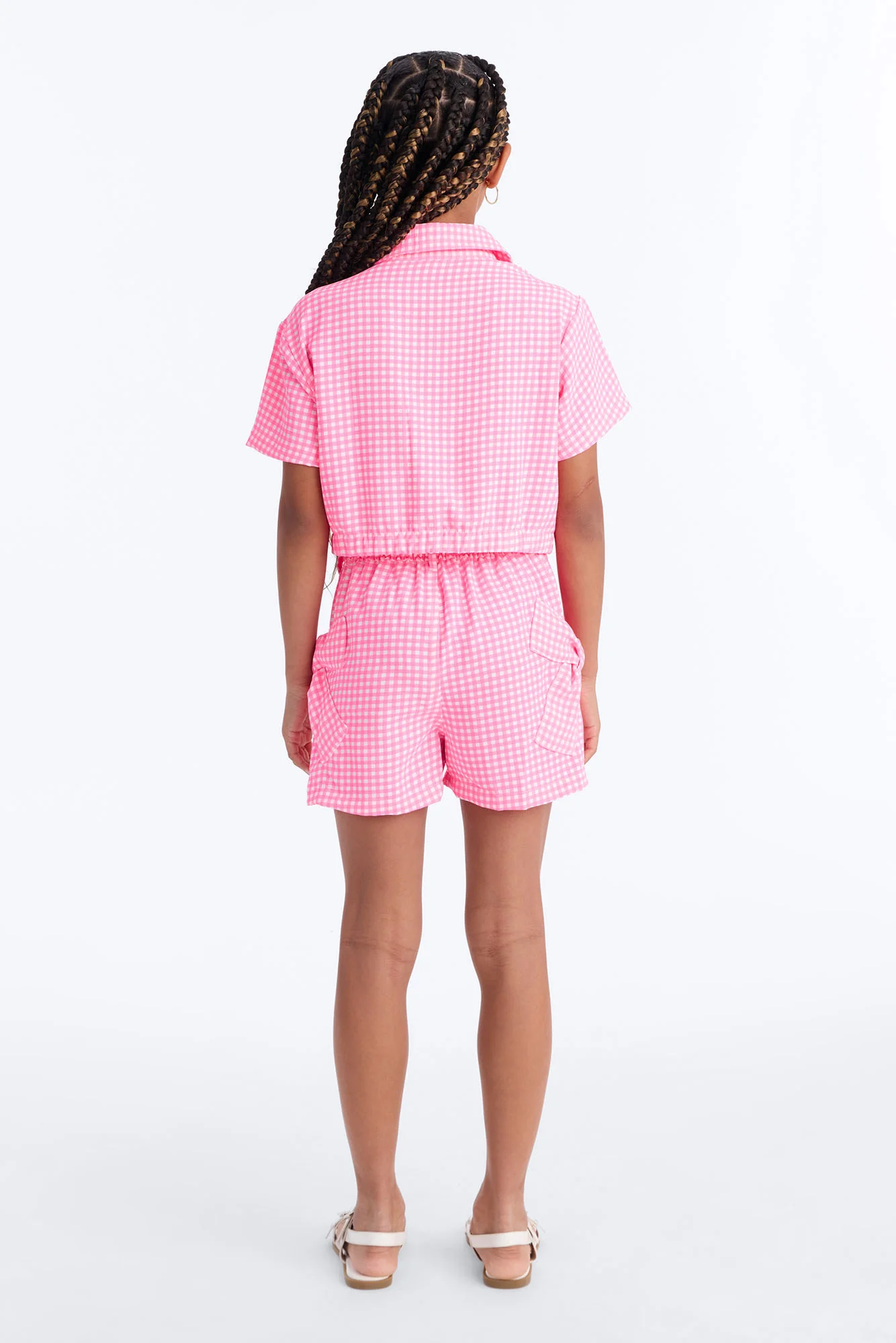 Mini Just Can't Wait Short Set - Pink - Image 4