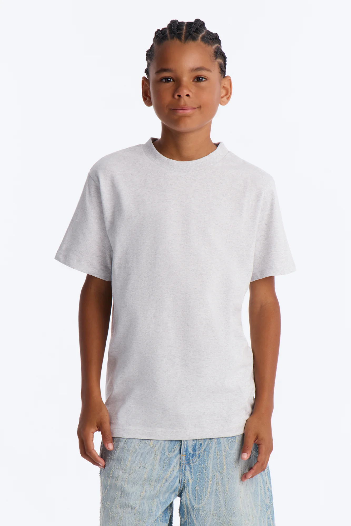 Mini Just The Right Time Short Sleeve Tee - Grey - Image 2
