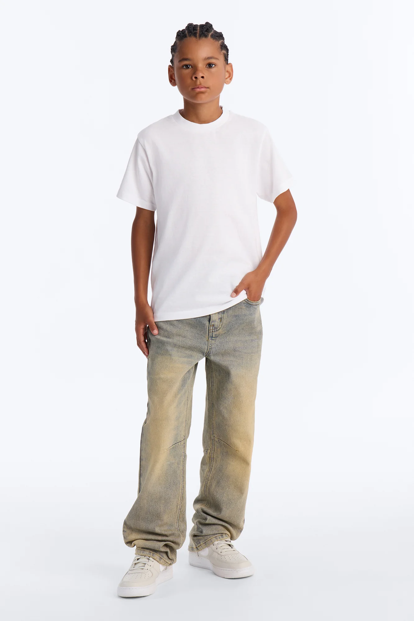 Mini Just The Right Time Short Sleeve Tee - White - Image 2