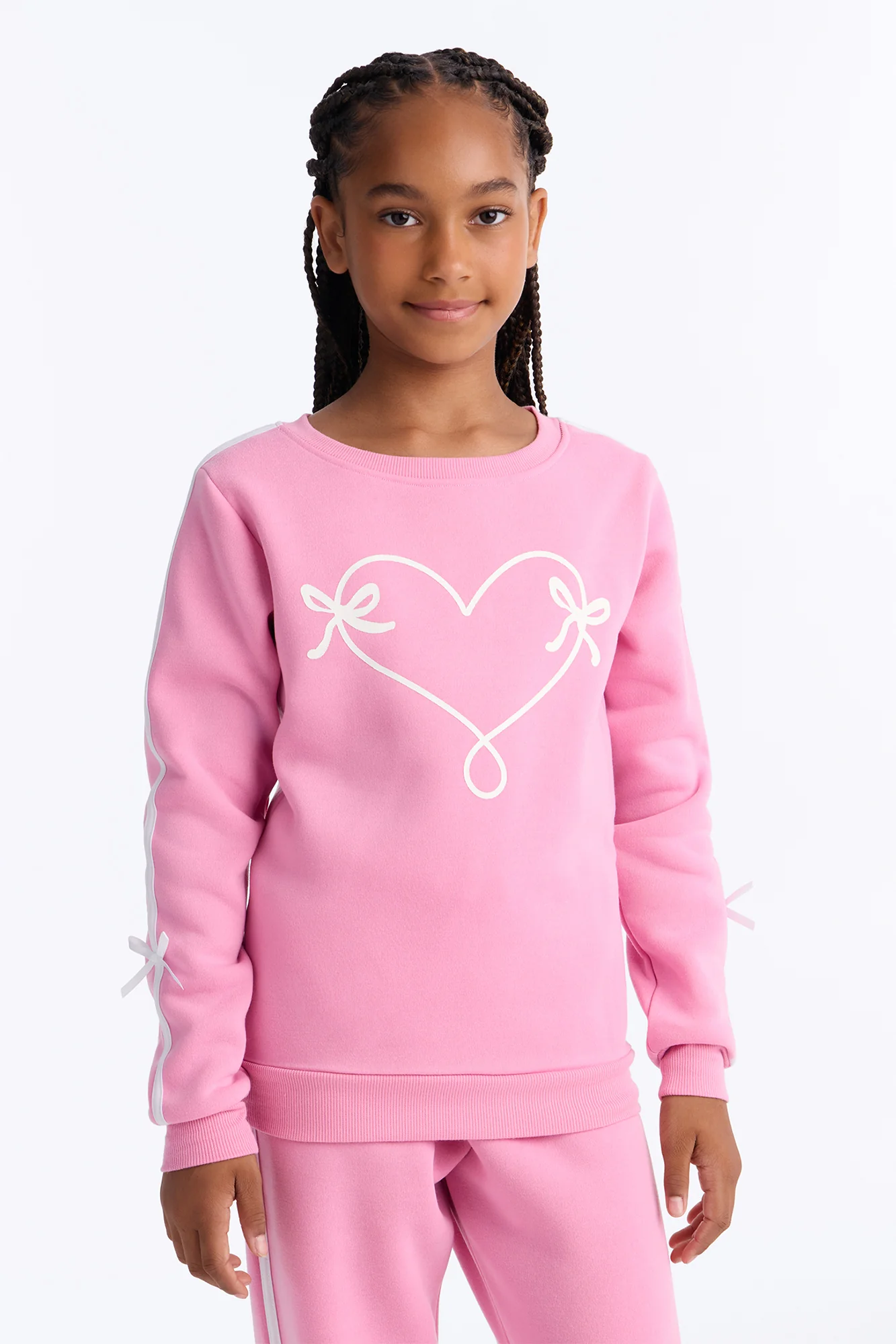 Mini La La Love Pant Set - Pink - Image 2