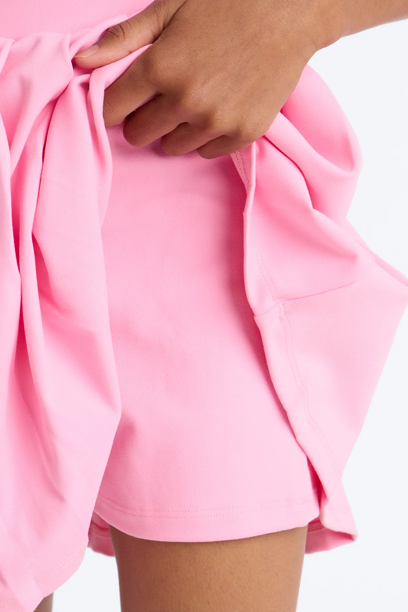 Mini Layla Active Polo Dress - Pink - Image 4