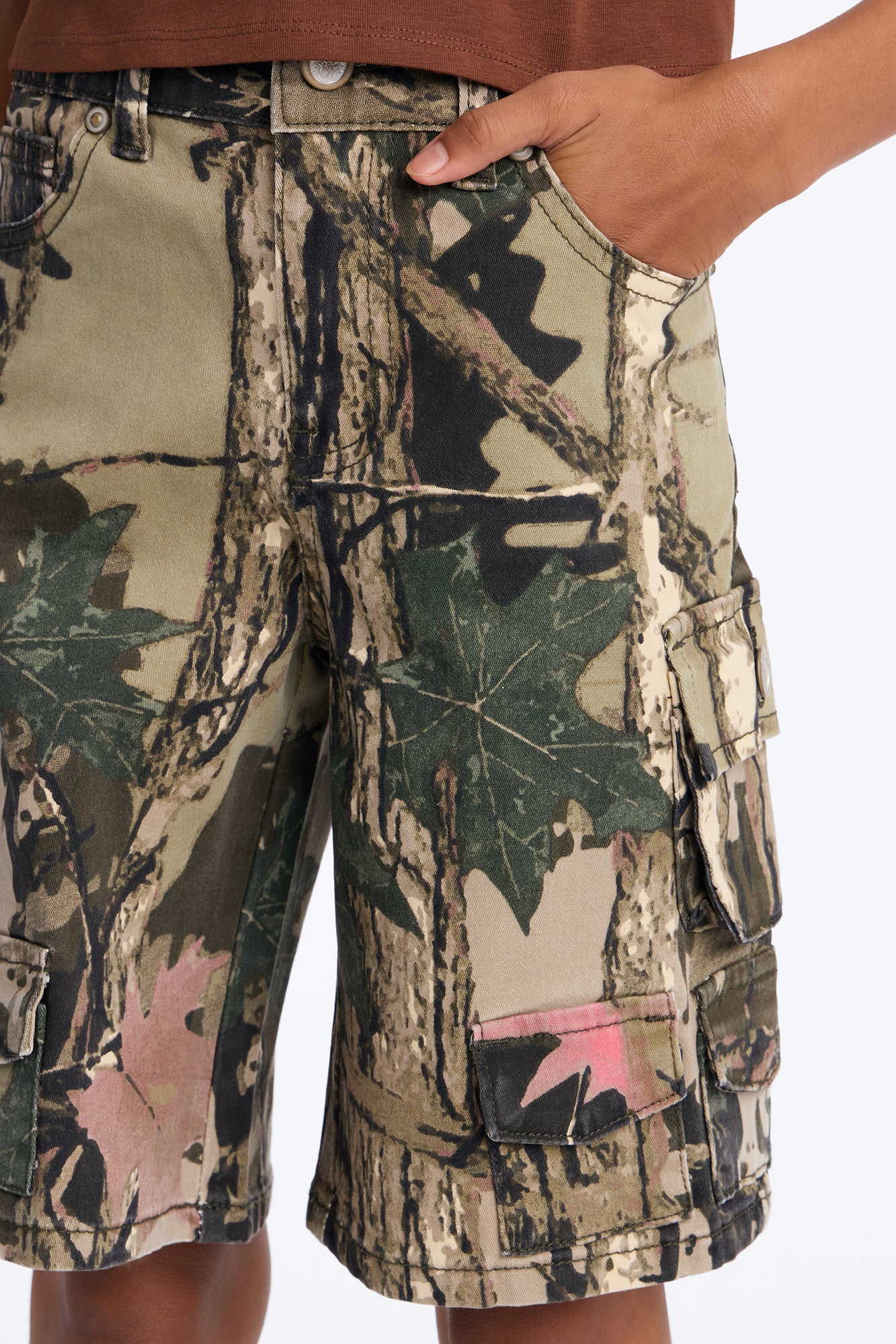 Mini Mara Tree Camo Jorts - Camouflage - Image 3