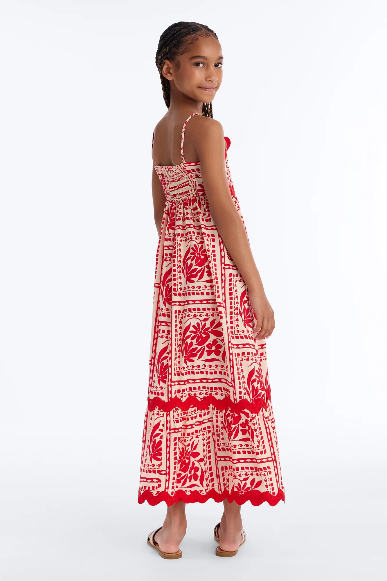Mini Marissa Maxi Dress - Orange/combo - Image 4