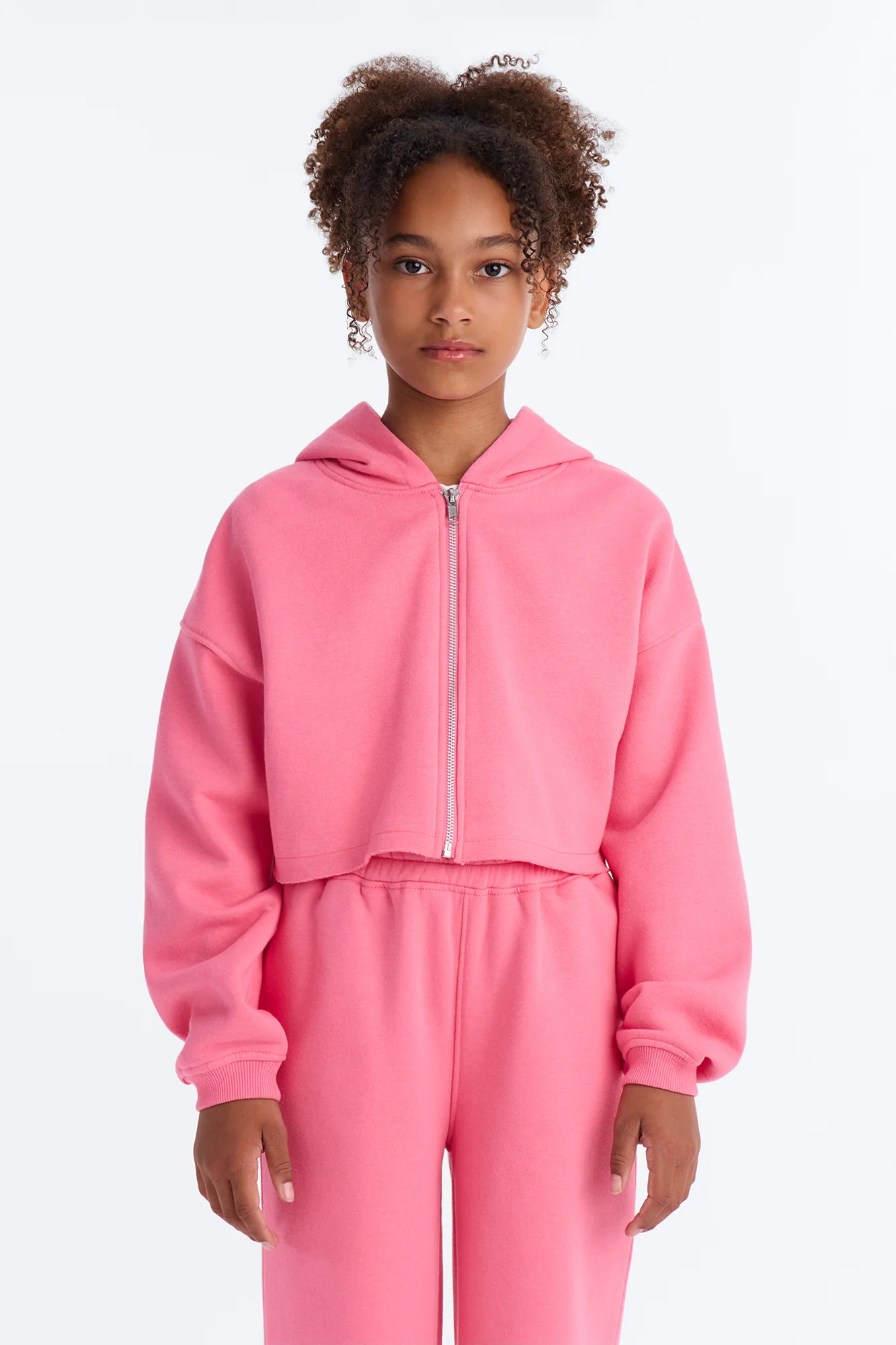 Mini On The Go Fleece Pant Set II - Pink - Image 2