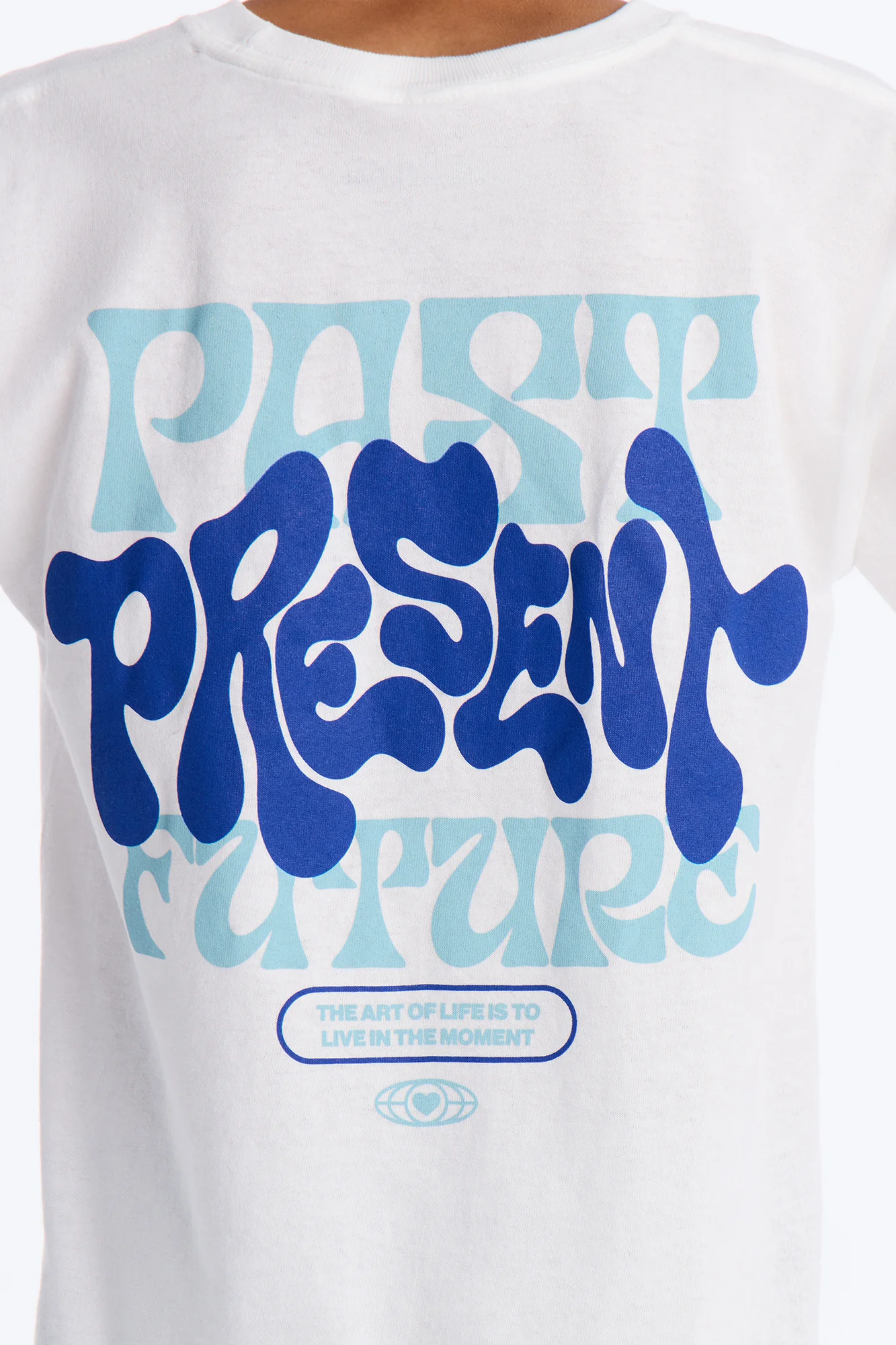 Mini Past Present Future Short Sleeve Tee - White - Image 2