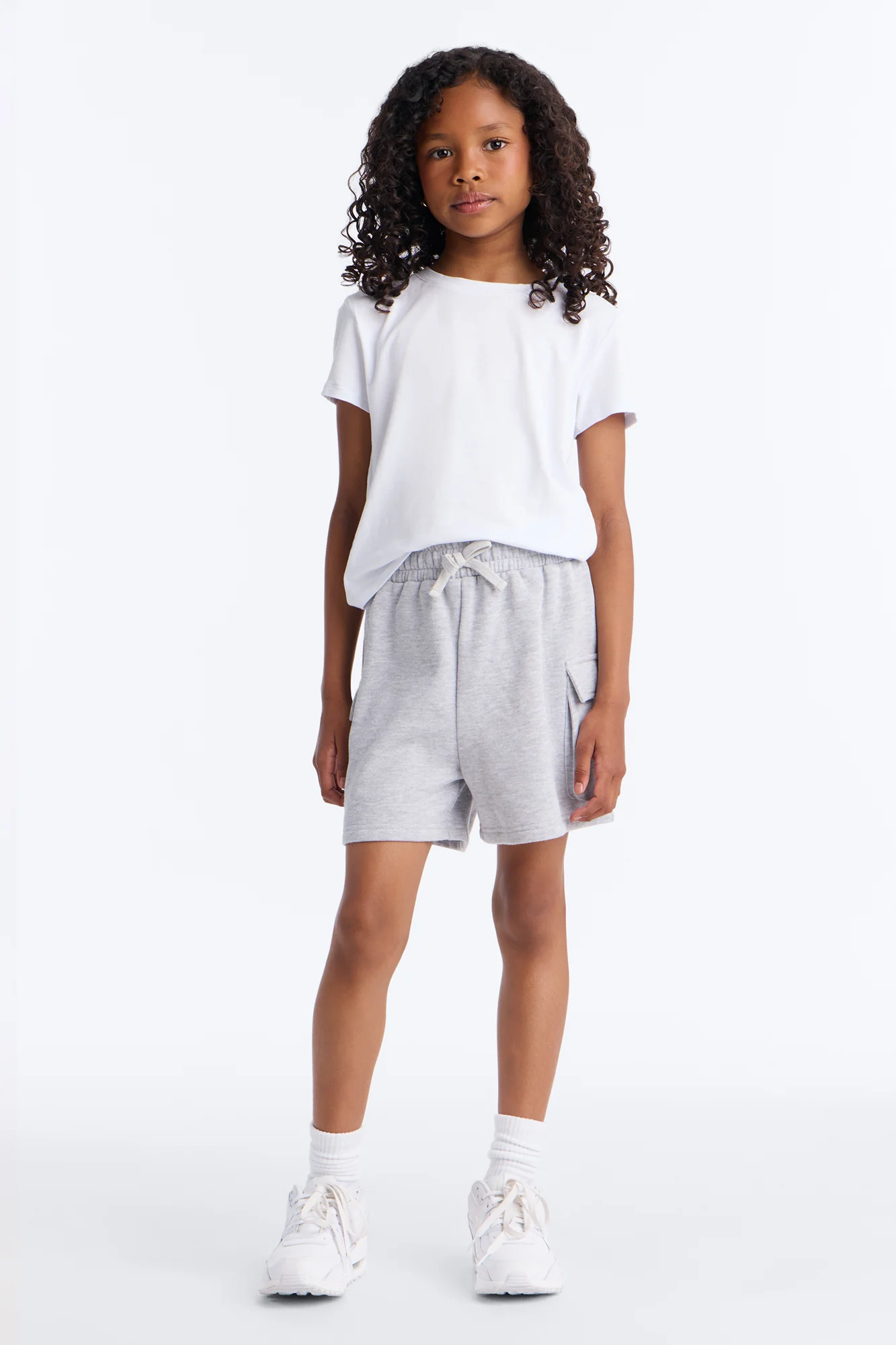 Mini Put The Time In Short - Heather Grey