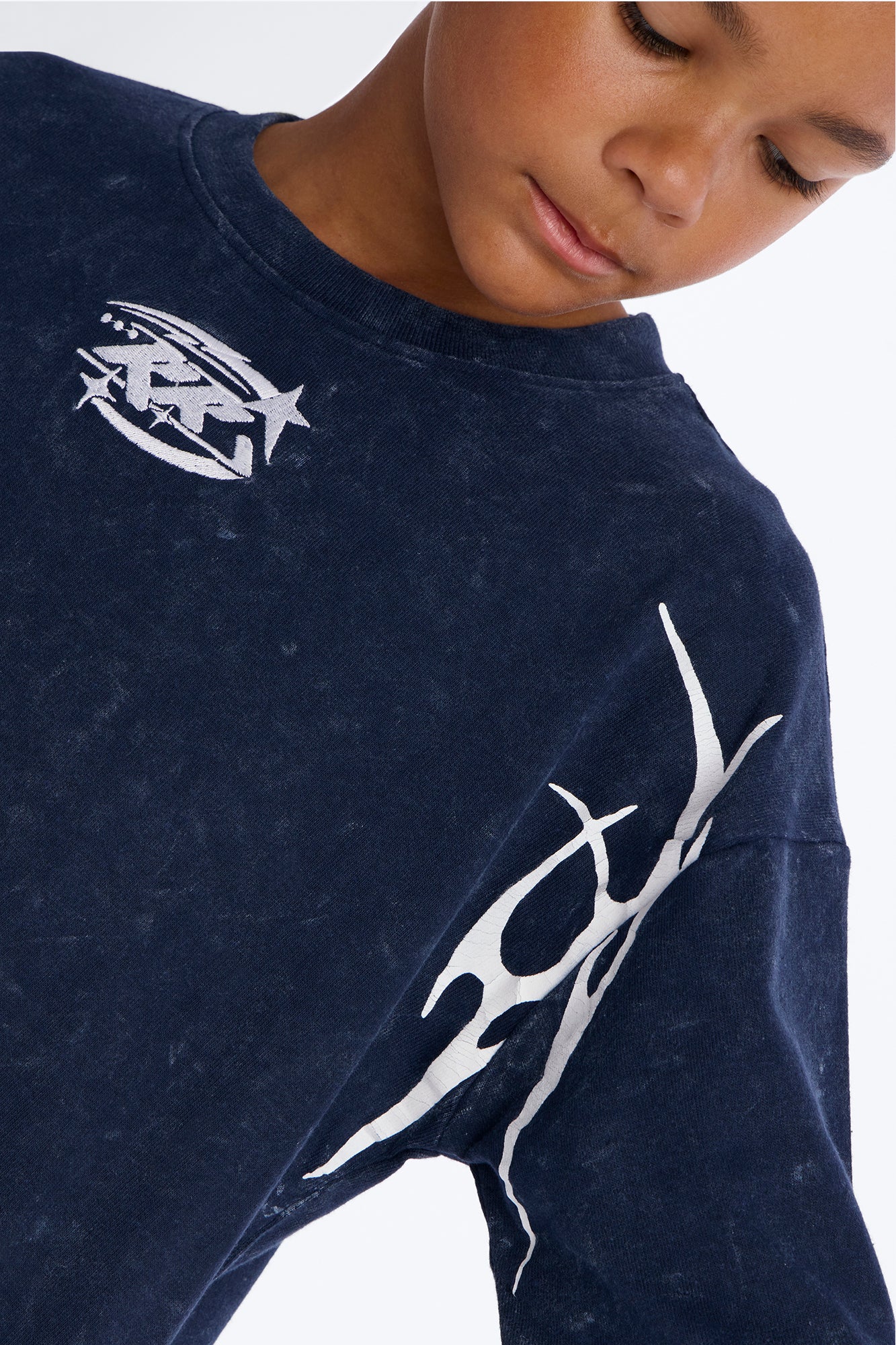Mini Royalty Rule Short Sleeve Tee - Navy - Image 3