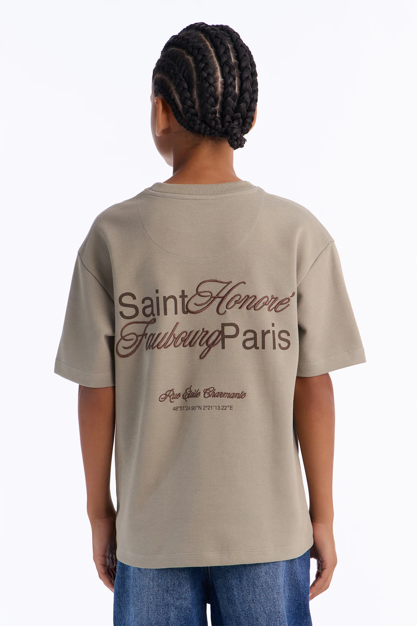 Mini Saint Paris Short Sleeve Tee - Sage - Image 3