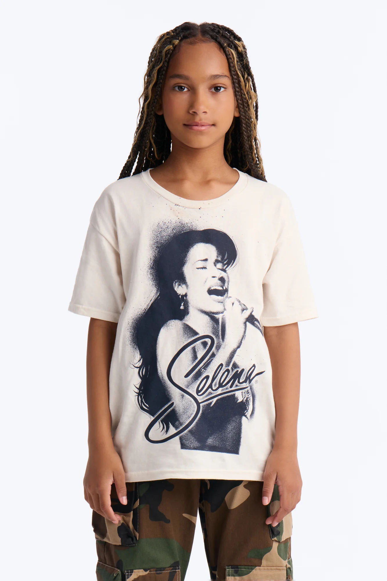 Mini Selena Short Sleeve Tee - Sand
