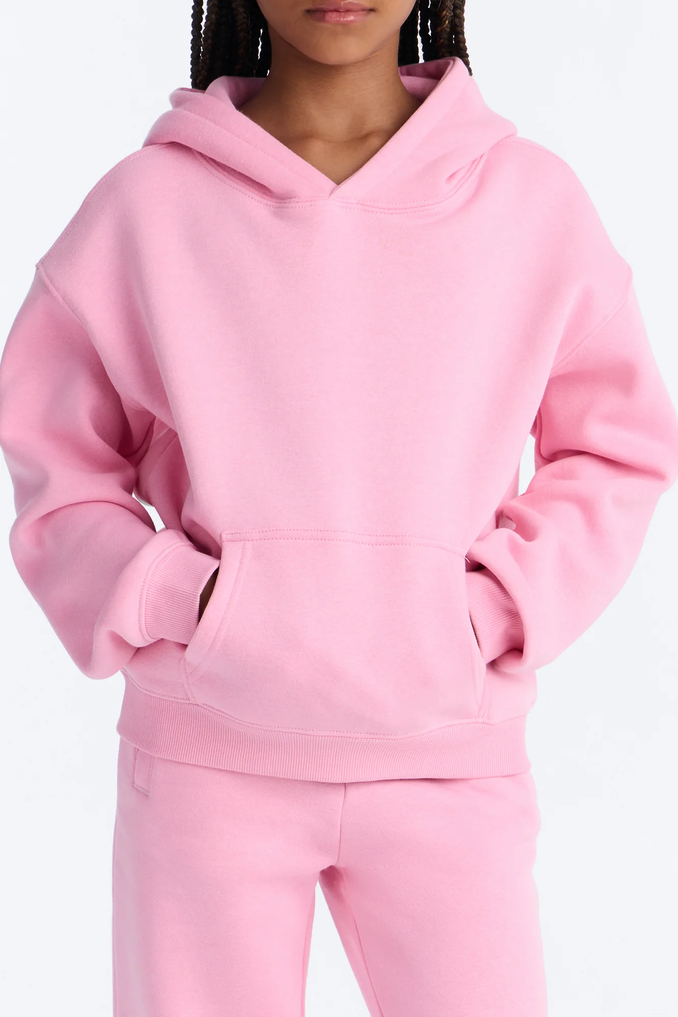 Mini Stole Your Toys Fleece Jogger Set - Pink - Image 3
