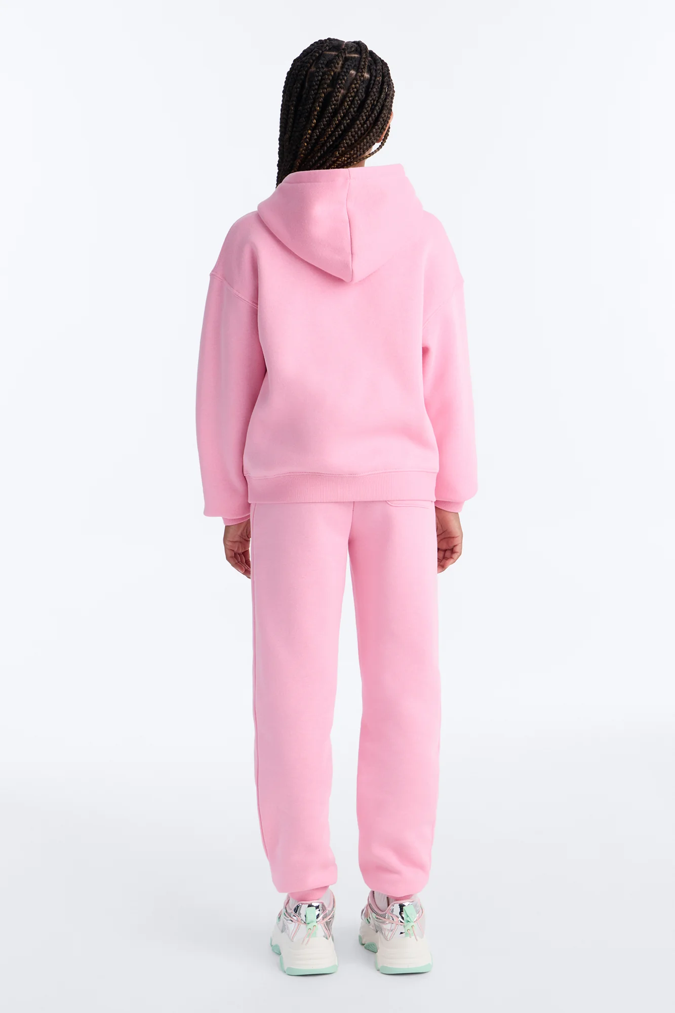 Mini Stole Your Toys Fleece Jogger Set - Pink - Image 4