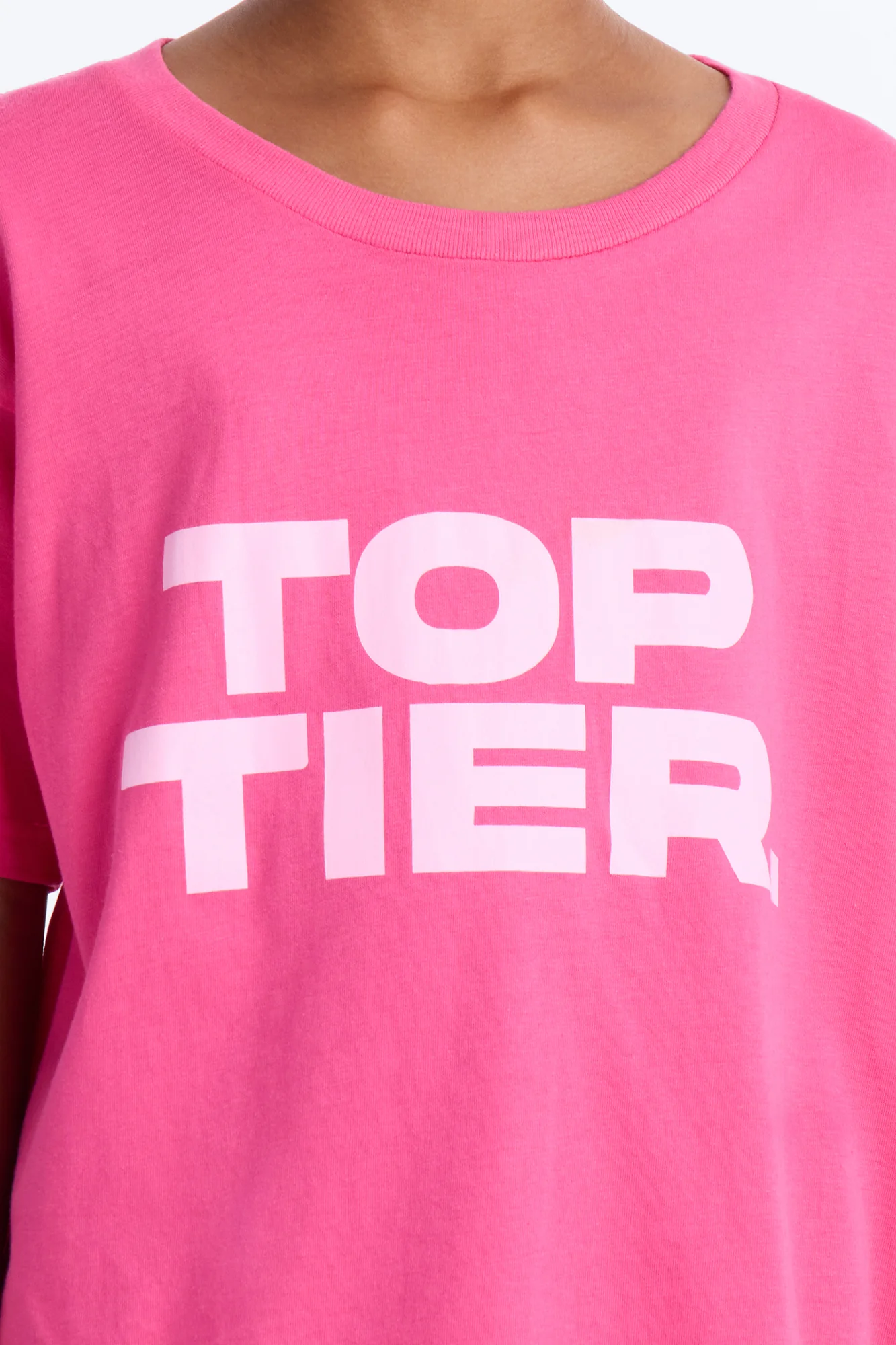Mini Top Tier Short Sleeve Tee - Fuchsia - Image 3