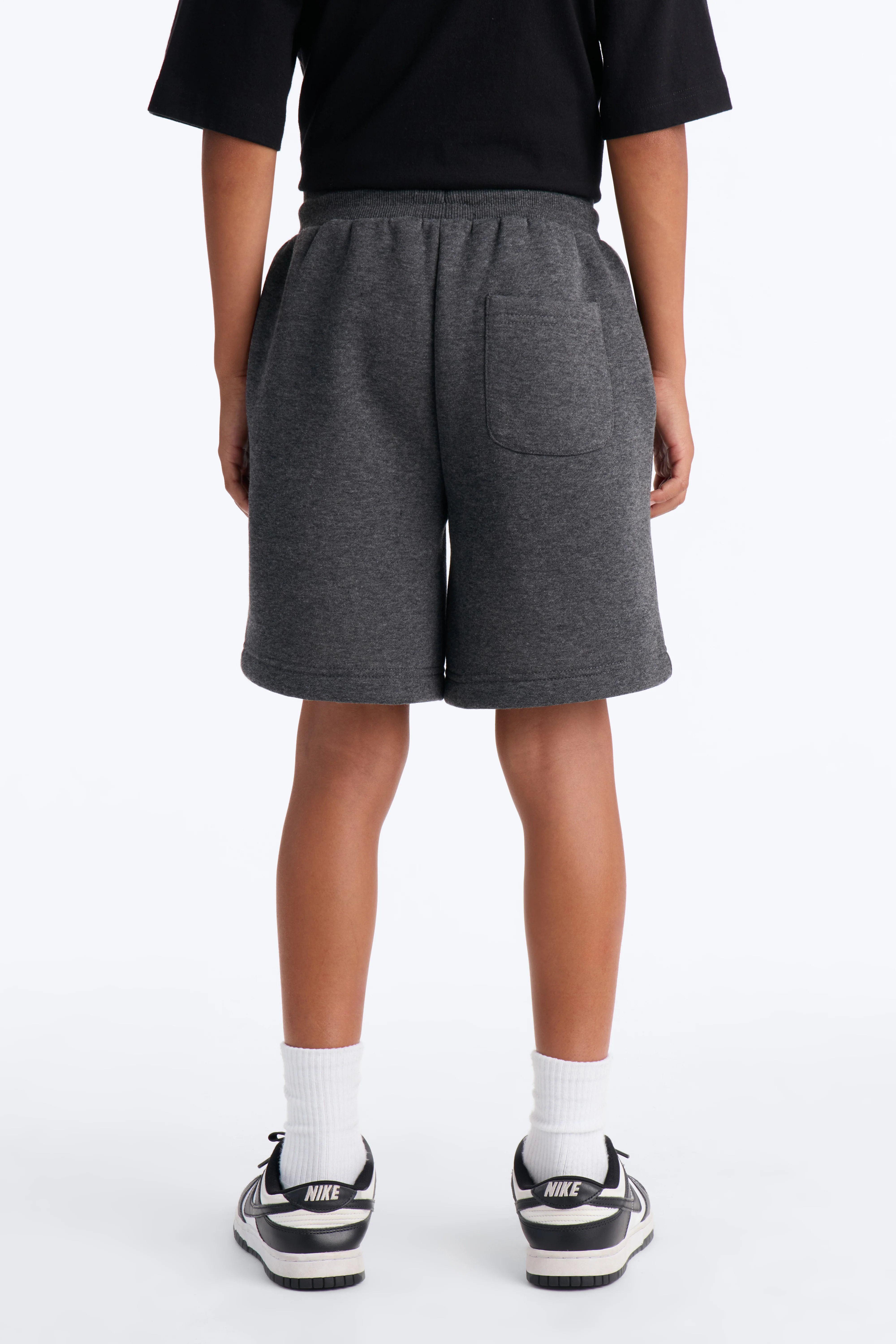 Mini Tyson Sweatshort - Charcoal - Image 3