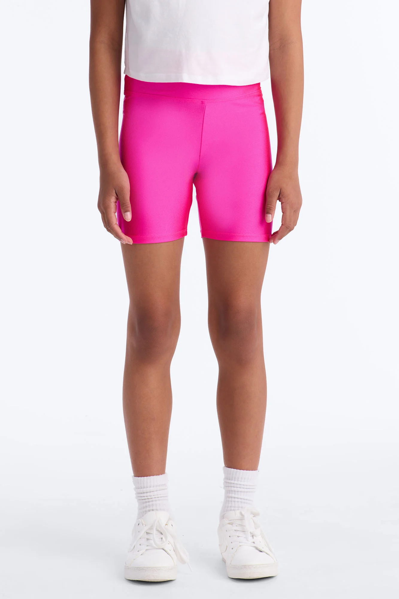 Mini Work It Girl Bike Short - Fuchsia - Image 2