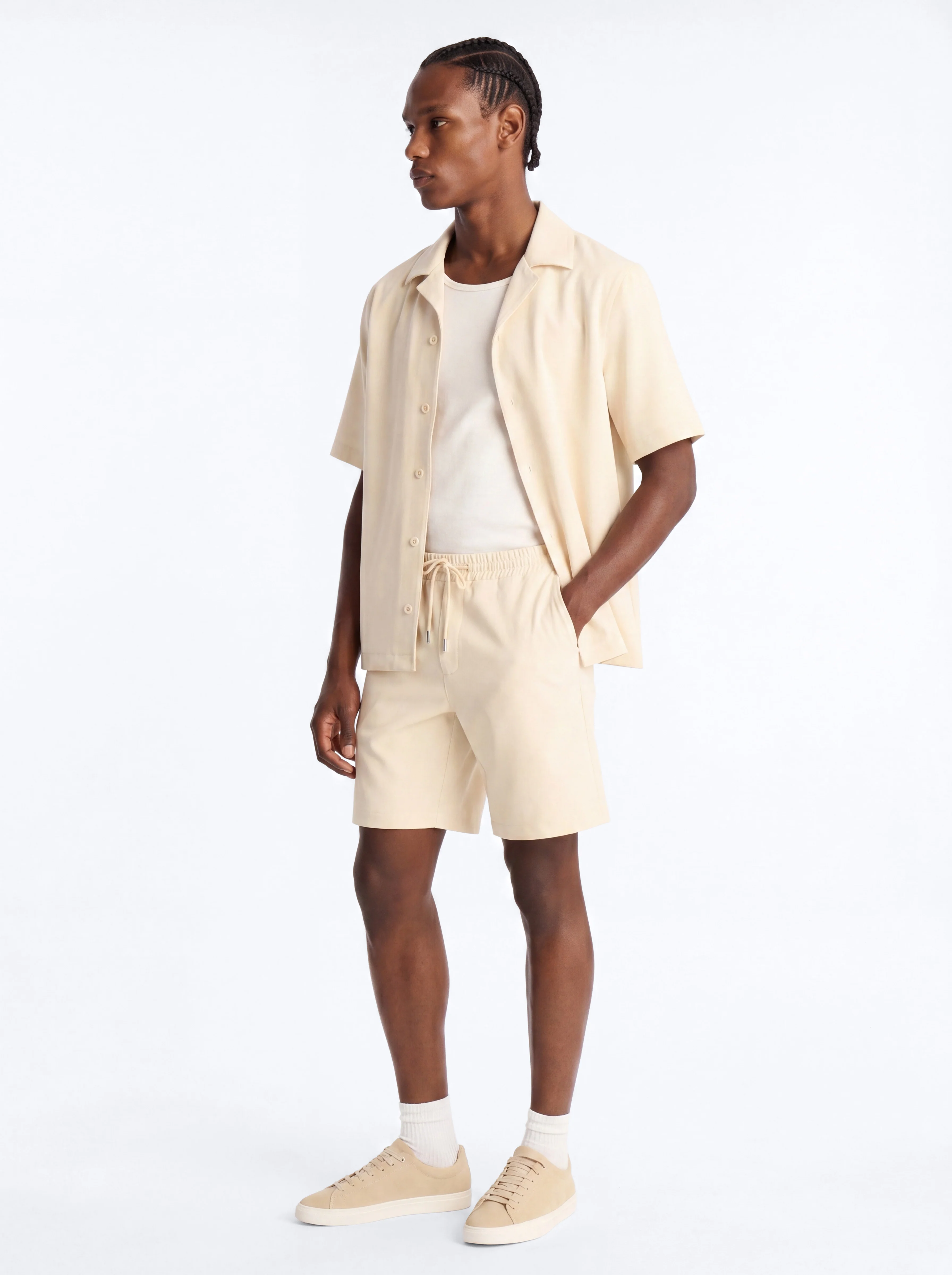 Modern Essential Classic Short - Beige