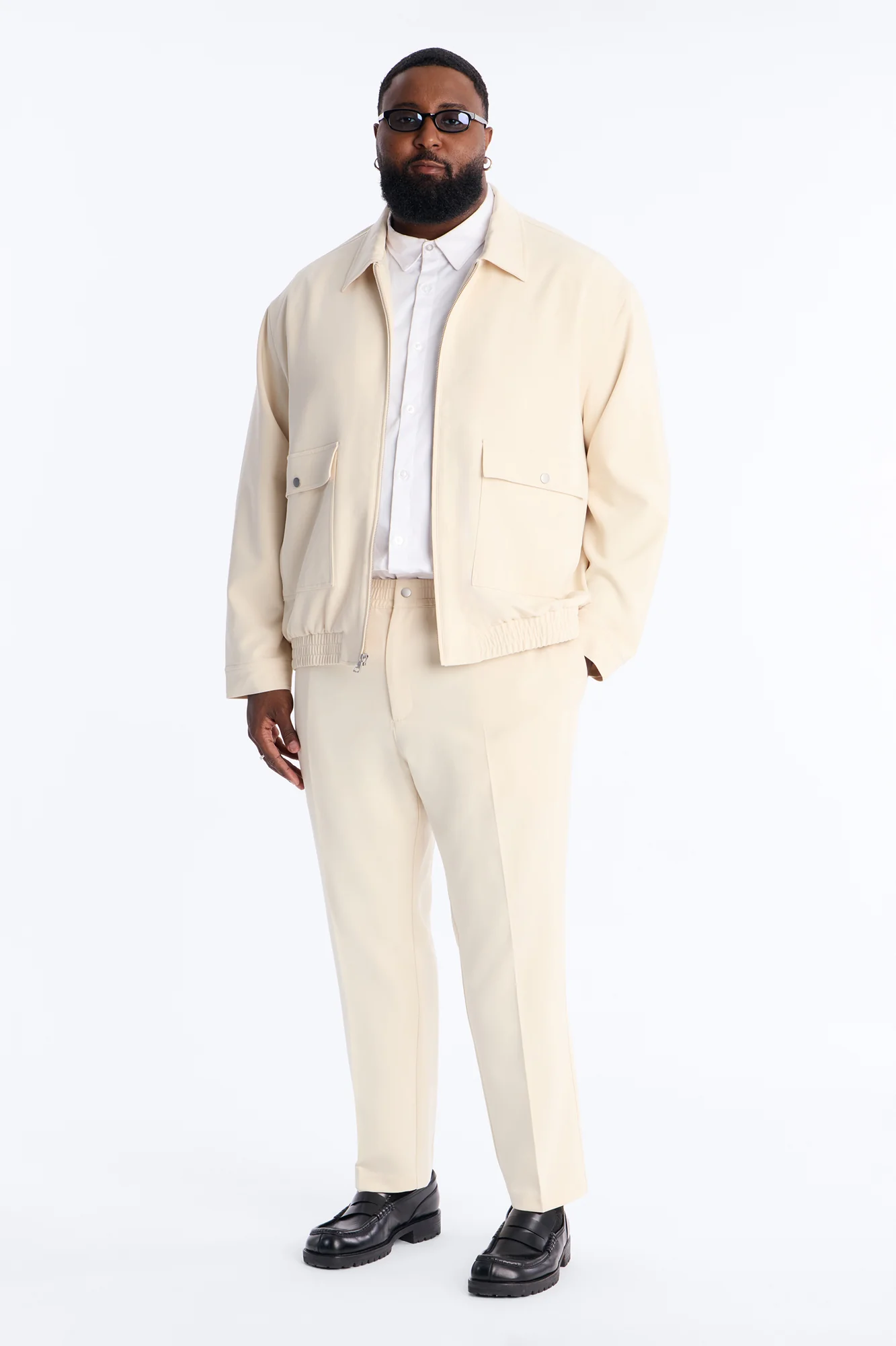 Modern Essential Slim Trouser - Beige - Image 6