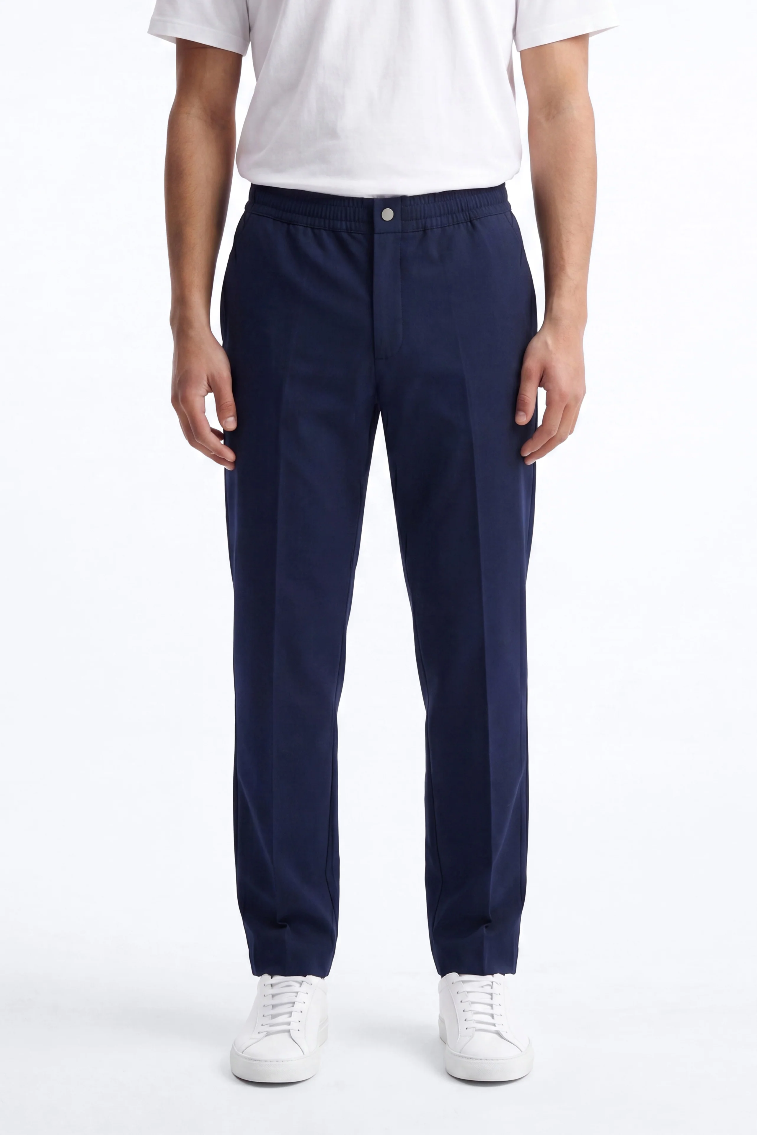 Modern Essential Slim Trouser - Navy - Image 2