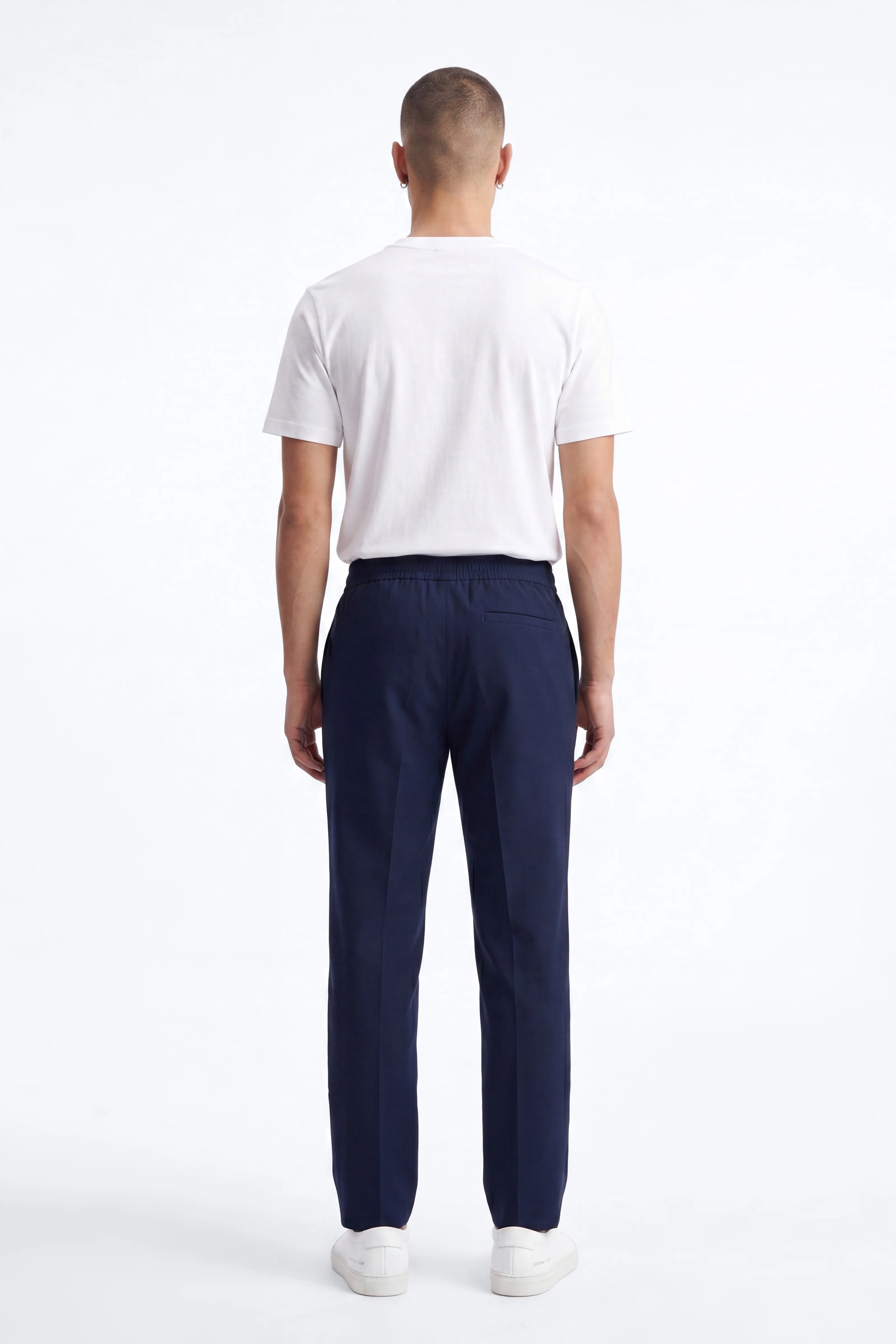 Modern Essential Slim Trouser - Navy - Image 4