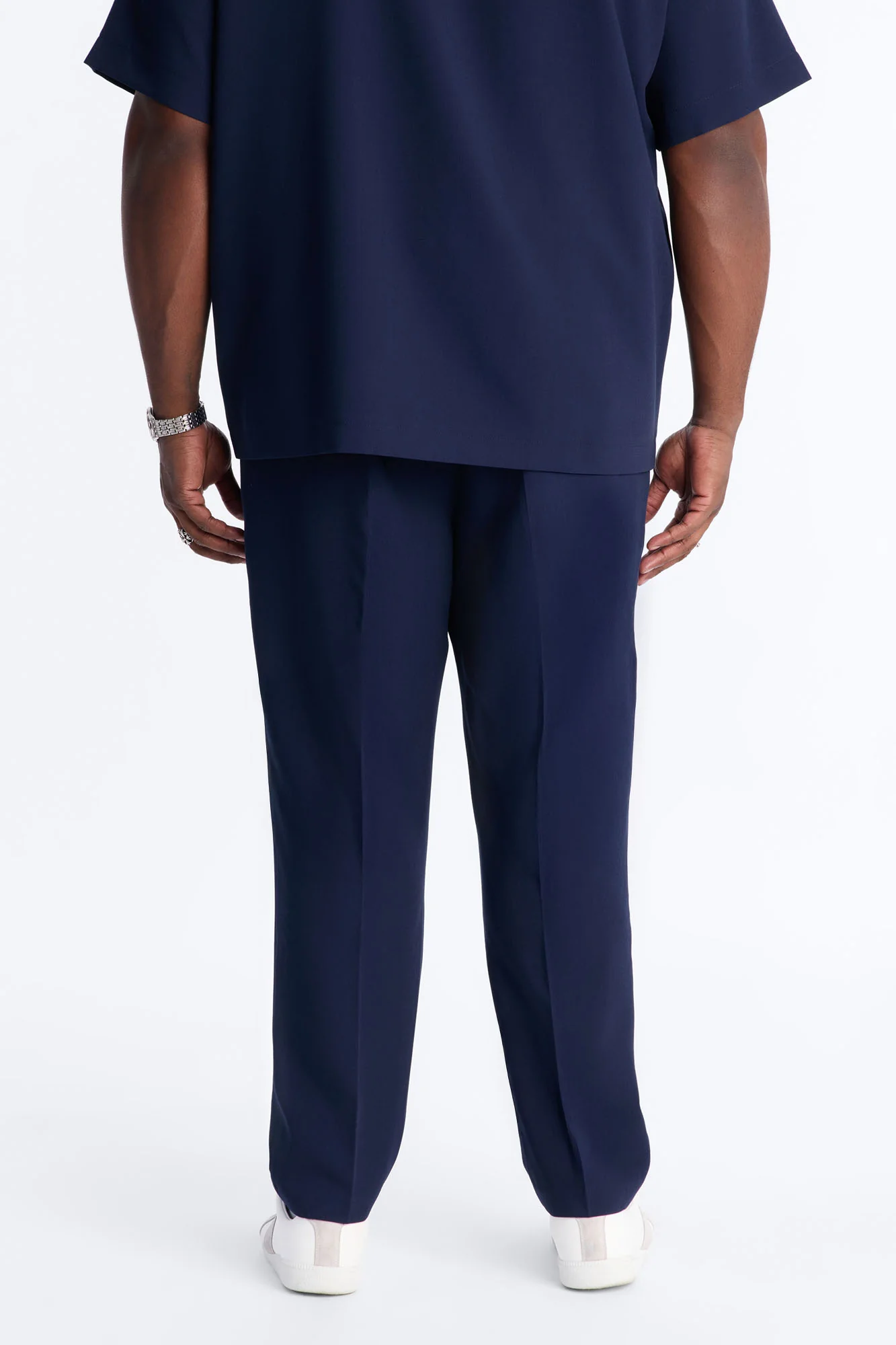 Modern Essential Slim Trouser - Navy - Image 9