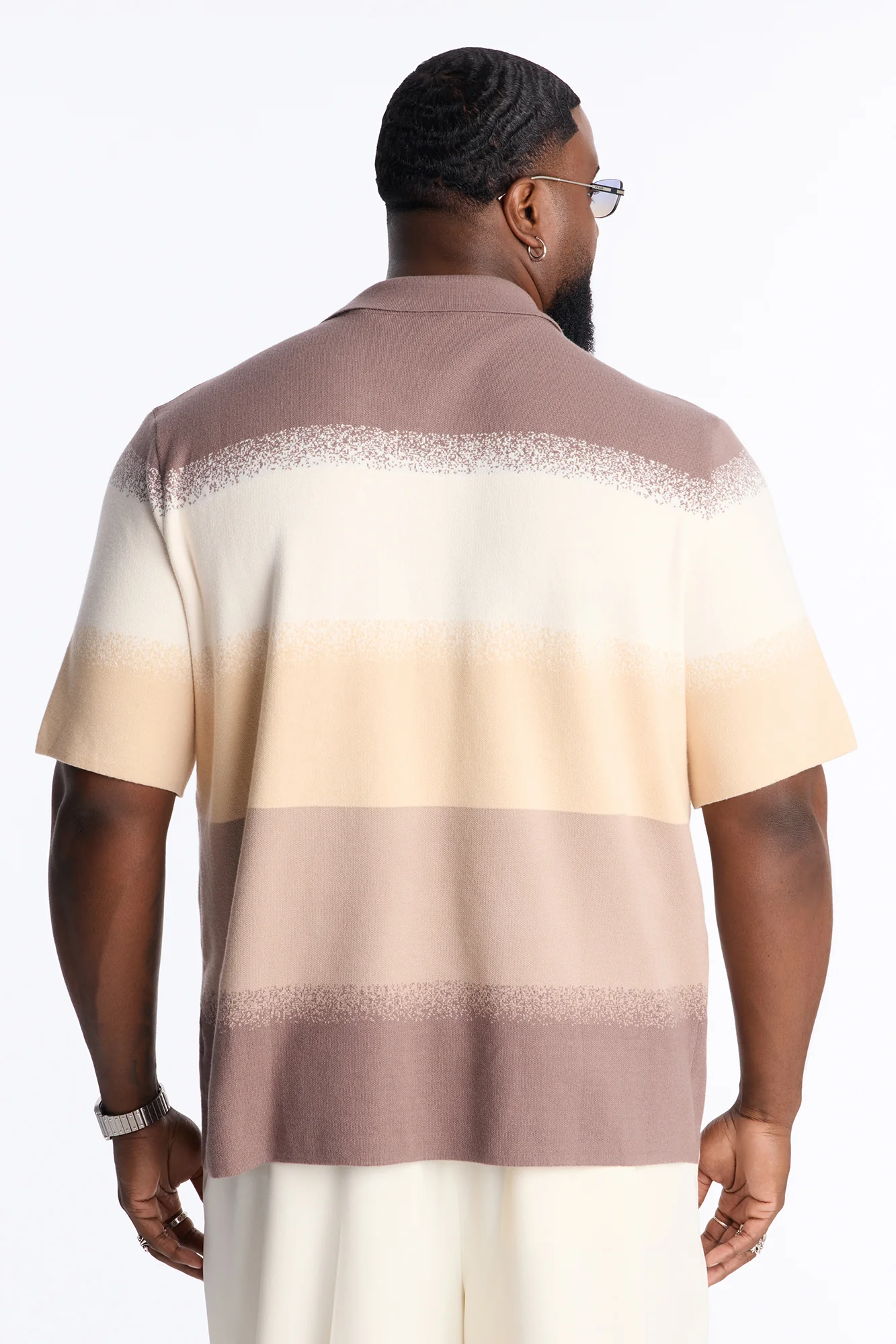 Mojave Dusk Quarter Zip Polo - Brown/combo - Image 8