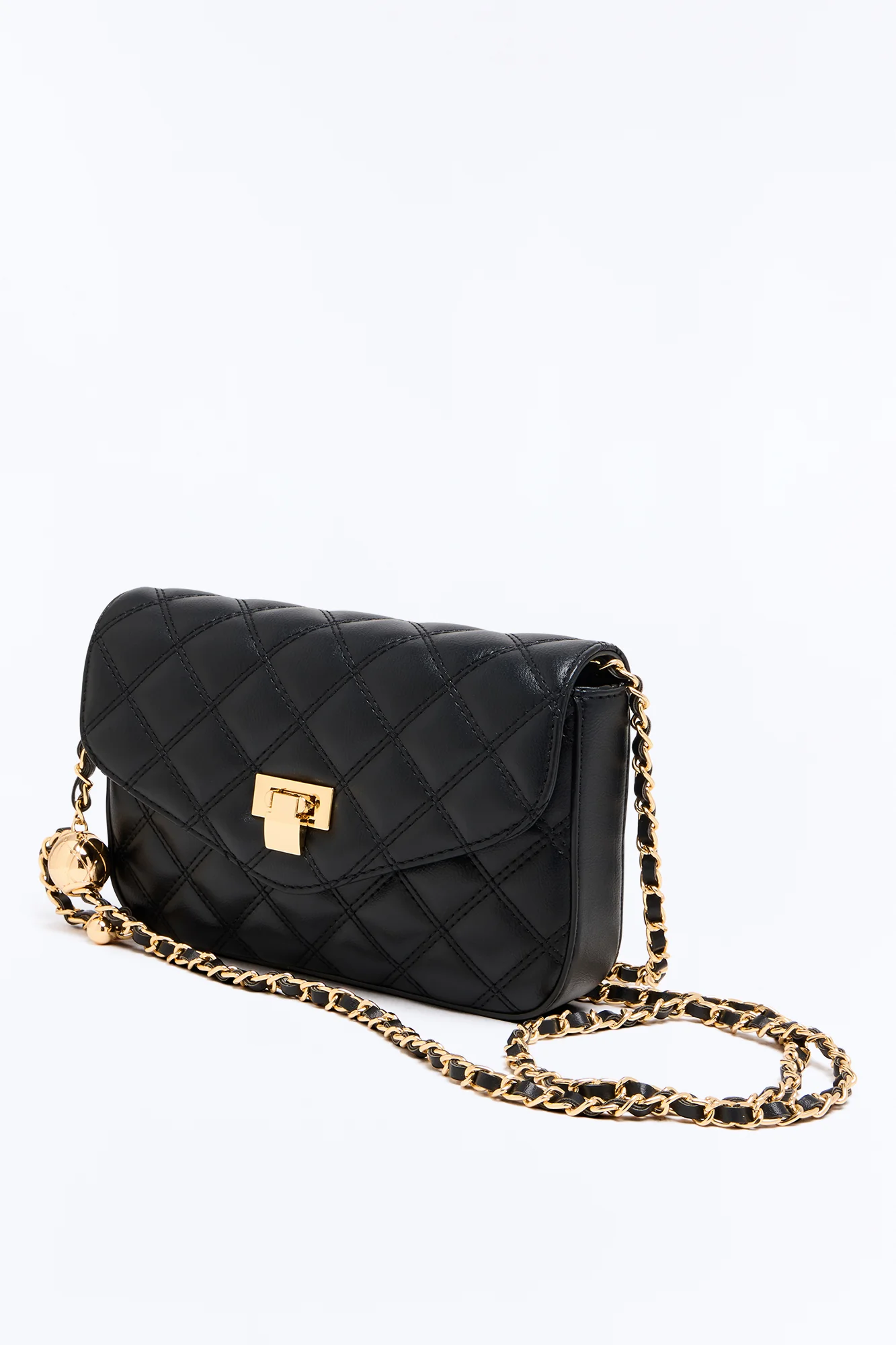 Morning Class Faux Leather Crossbody - Black - Image 4