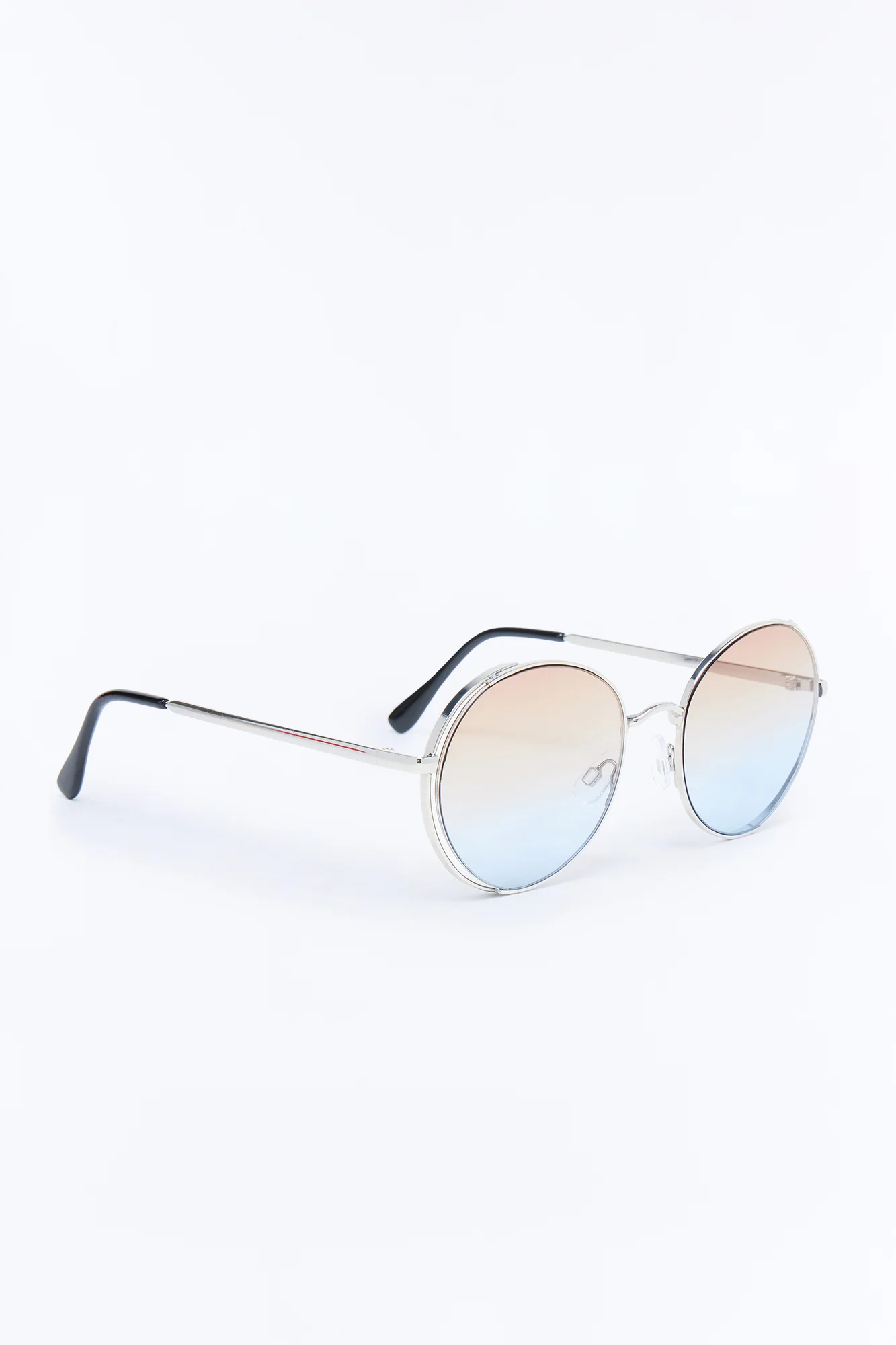 Movin And Groovin Sunglasses - Silver/Blue - Image 4