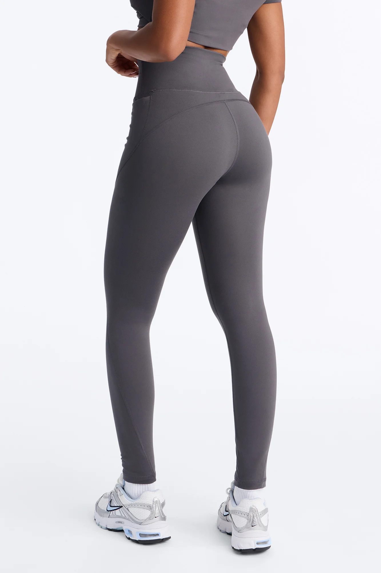 Myla Lounge Tricot Leggings - Charcoal - Image 4