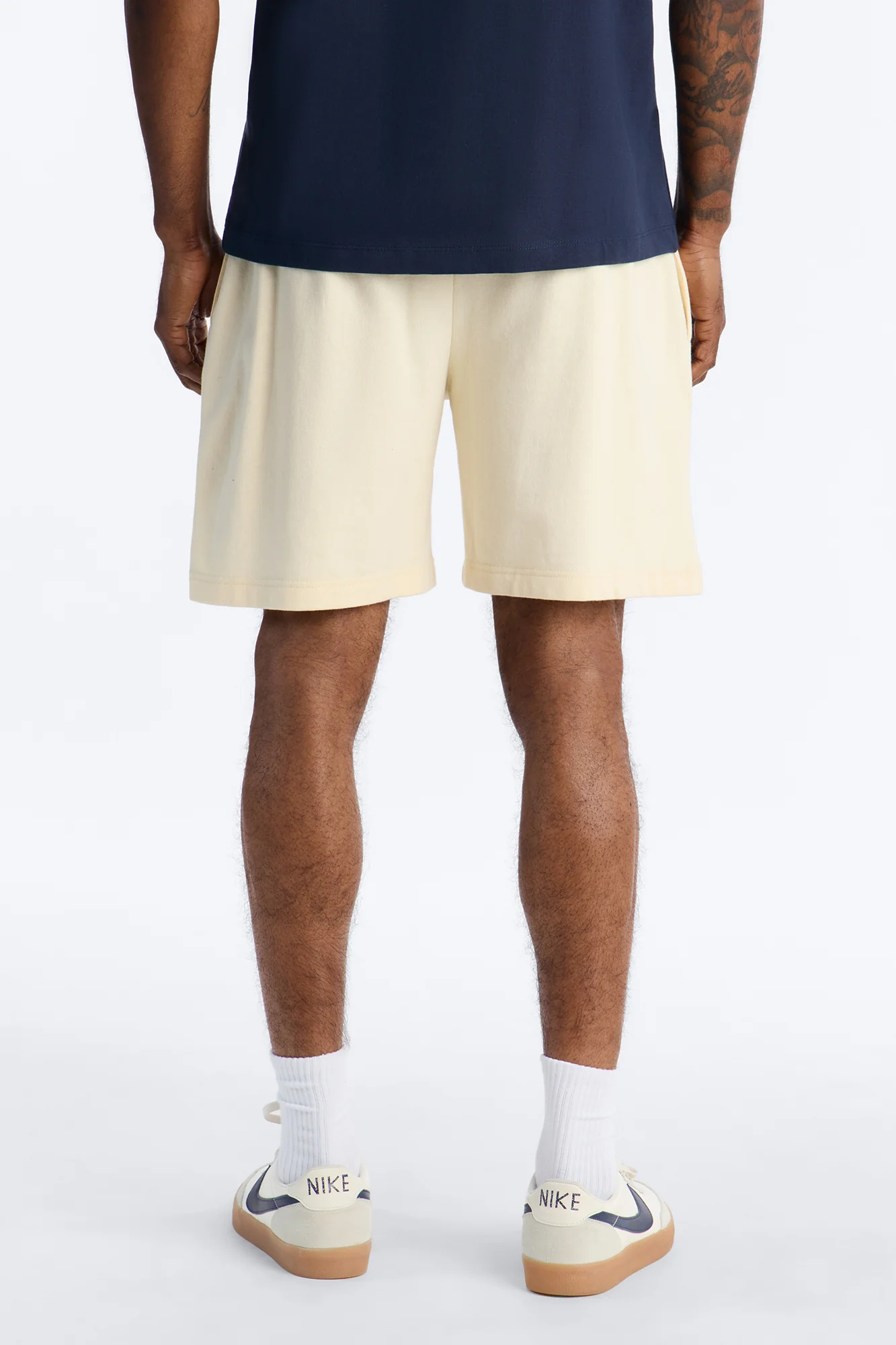 Natural Affinity Sweatshorts - Cream - Image 4