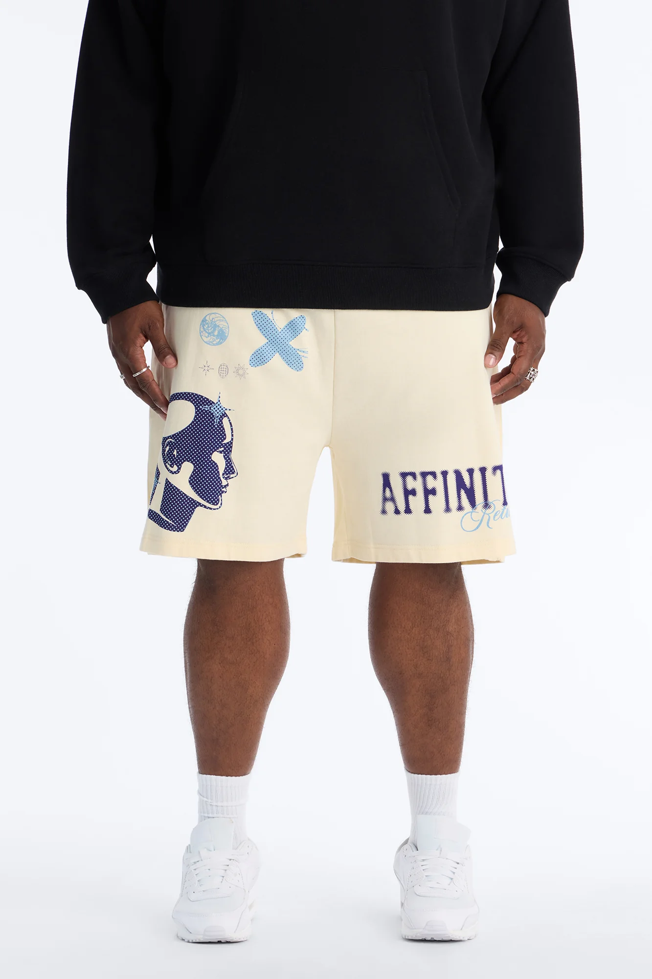 Natural Affinity Sweatshorts - Cream - Image 5